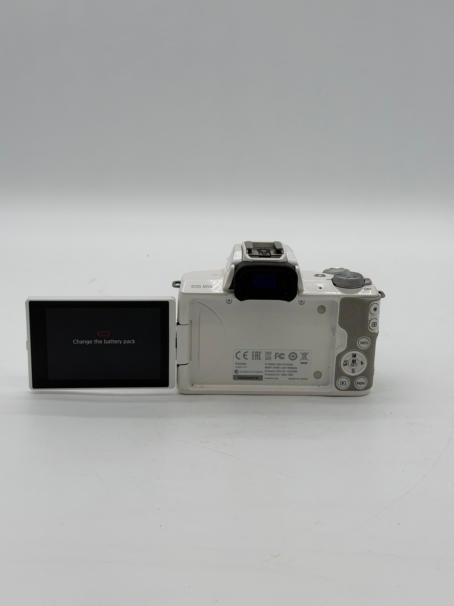 Canon EOS M50 Mirrorless Digital Camera Body White