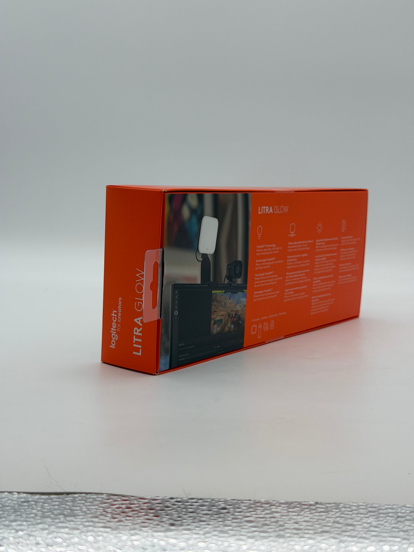 Brand New Logitech Litra Glow Premium Streaming Light with TrueSoft