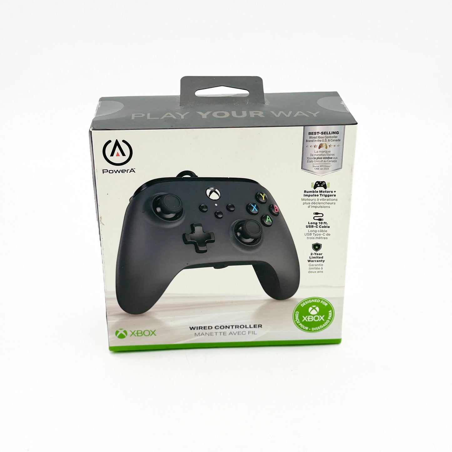 PowerA PS4 Wired Controller Black New In Box