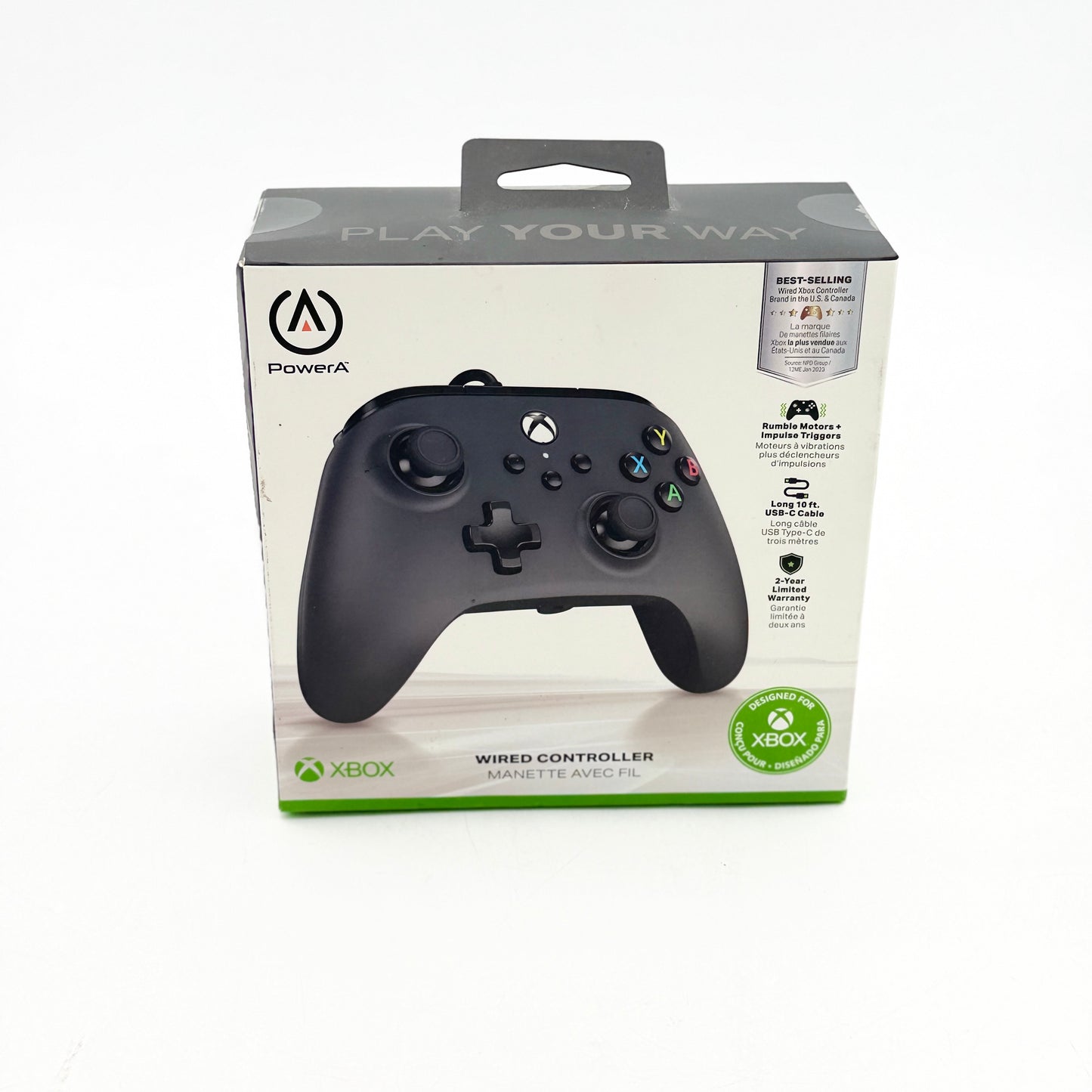 PowerA PS4 Wired Controller Black New In Box