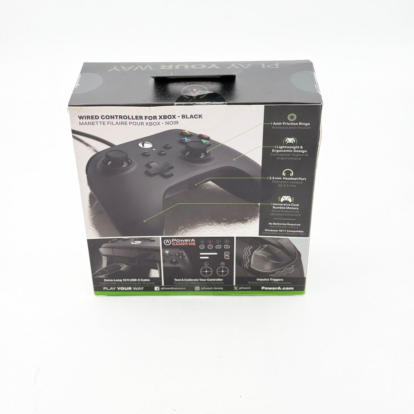 PowerA PS4 Wired Controller Black New In Box
