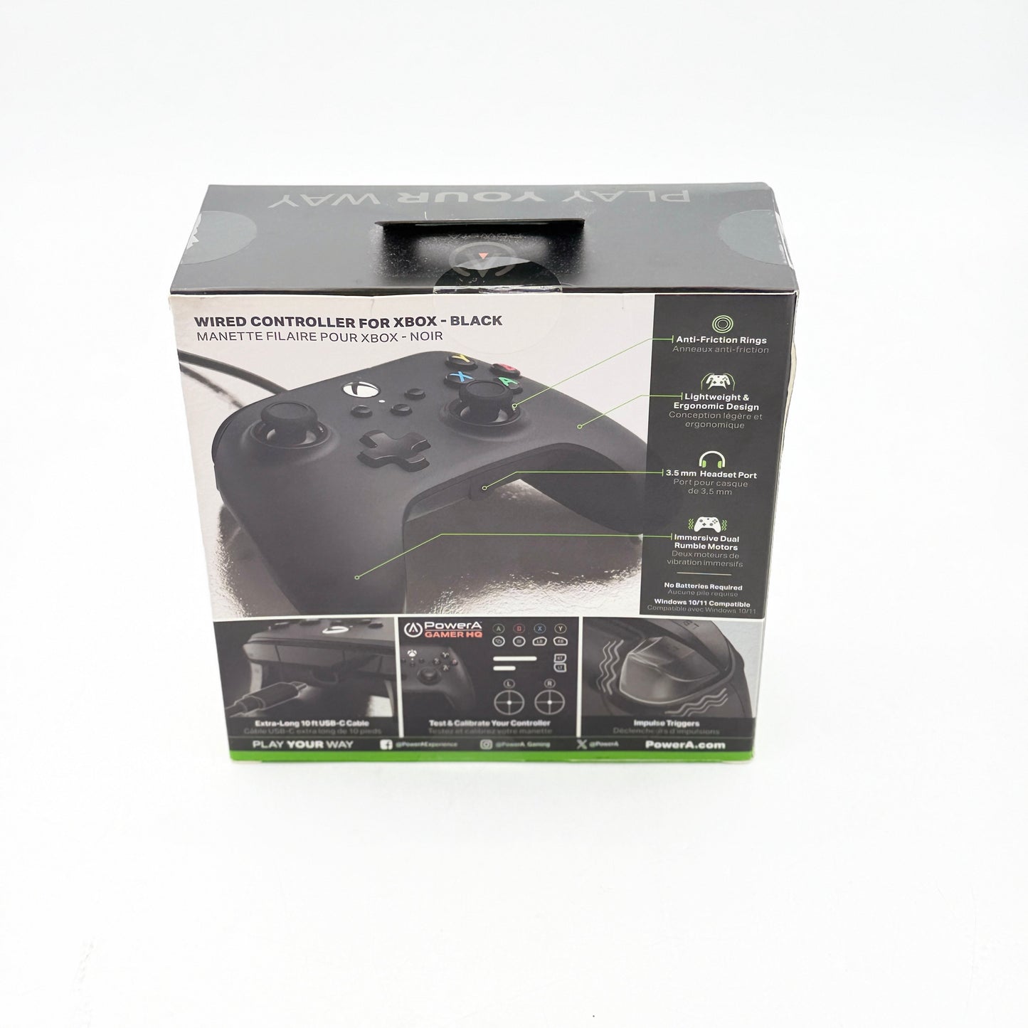 PowerA PS4 Wired Controller Black New In Box