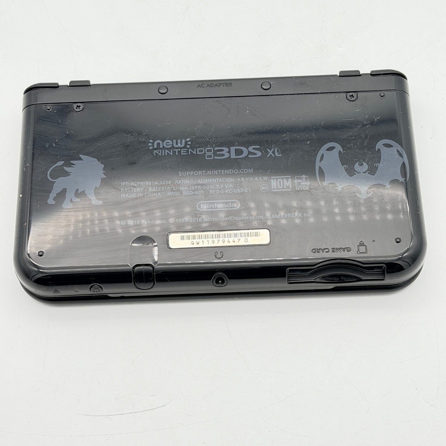 Nintendo New 3DS XL Solgaleo Lunala Edition Console Pokemon Y Charger Stylus