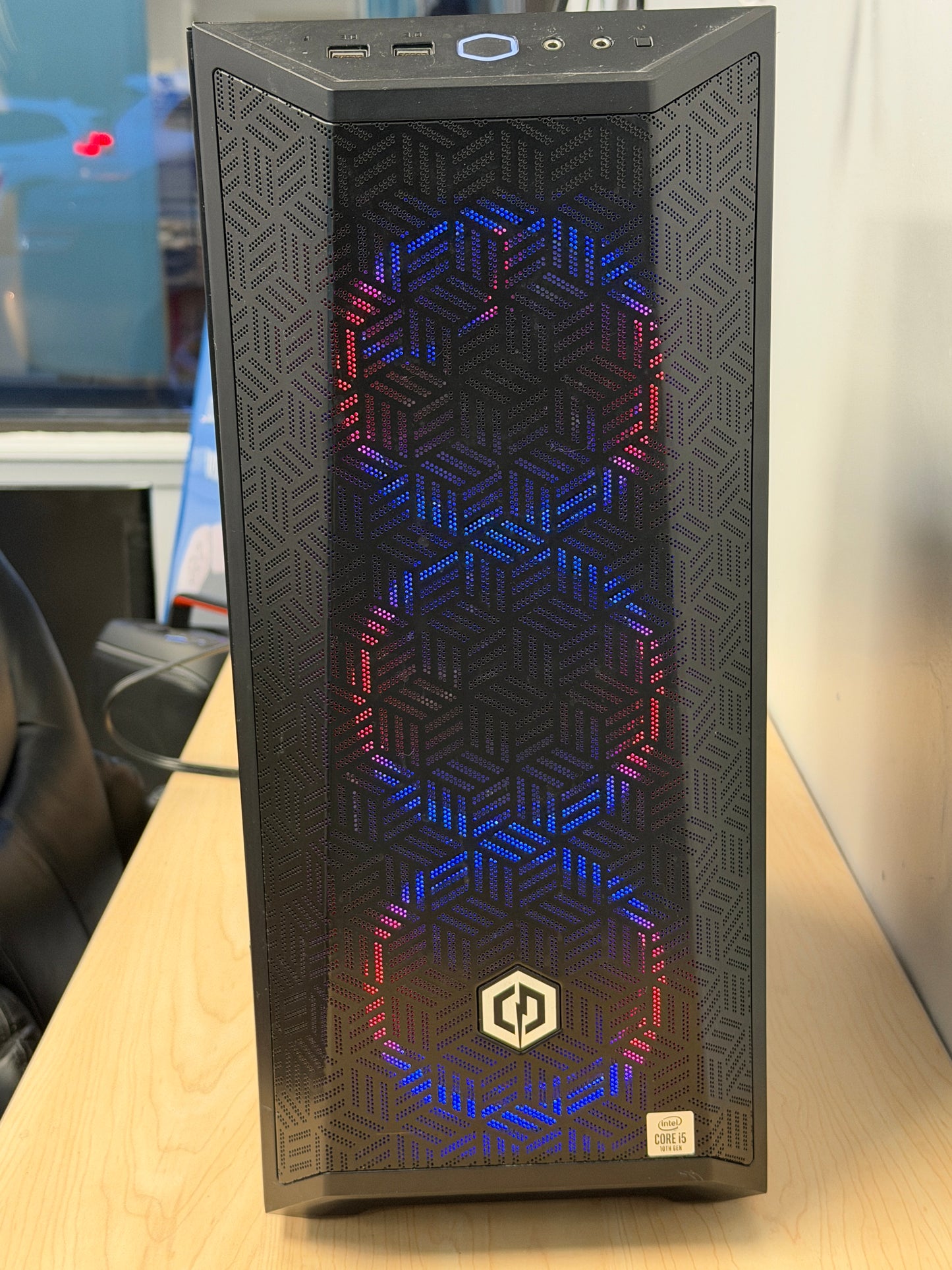 Custom CyberpowerPC Gamer Xtreme VR Gaming PC - Intel i5-10400F, GTX 1660 Super - Used Black