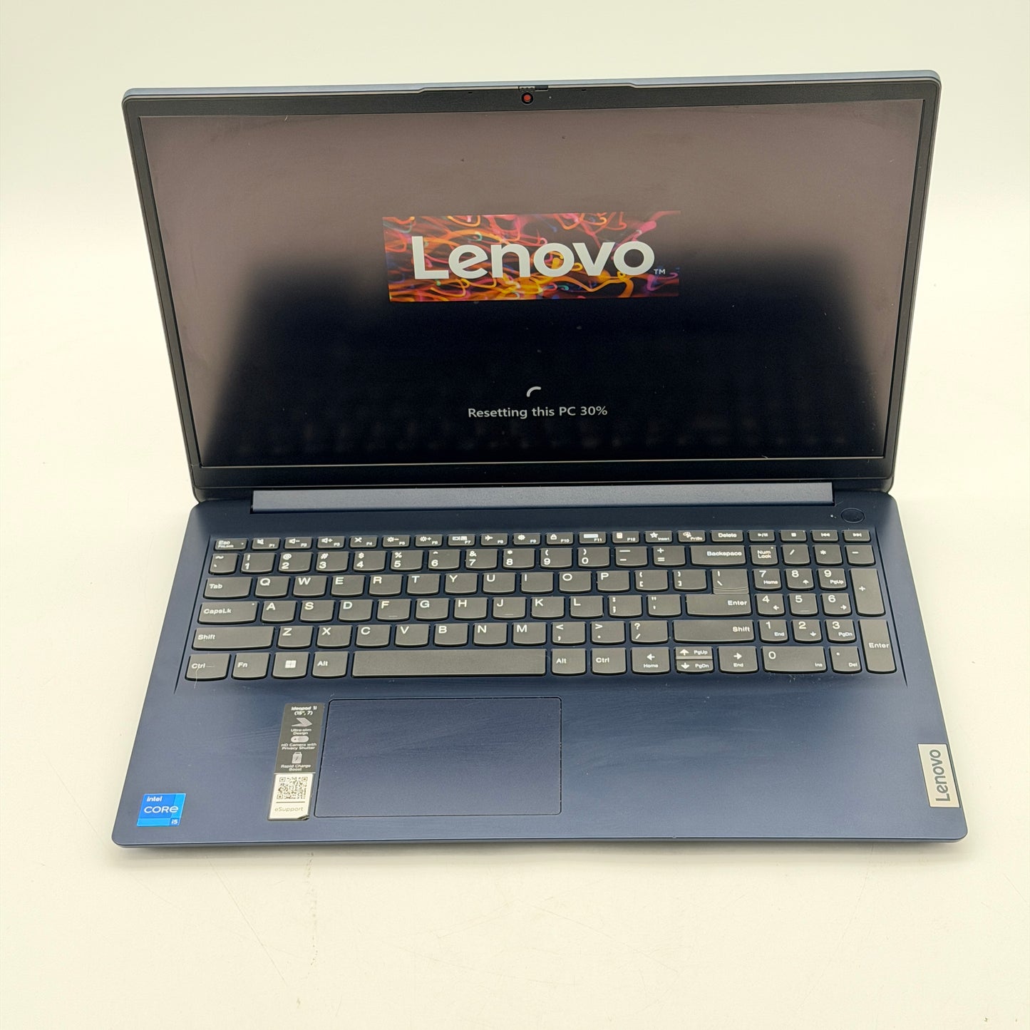 Lenovo IdeaPad 1 15IAU7 15.6" Touchscreen Laptop Intel i5 8GB 512GB SSD Blue Charger