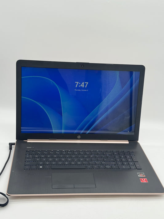 HP 17-ca1008cy 17 Inch AMD Ryzen 7 16GB RAM 1TB Laptop Pink Broken HINGE