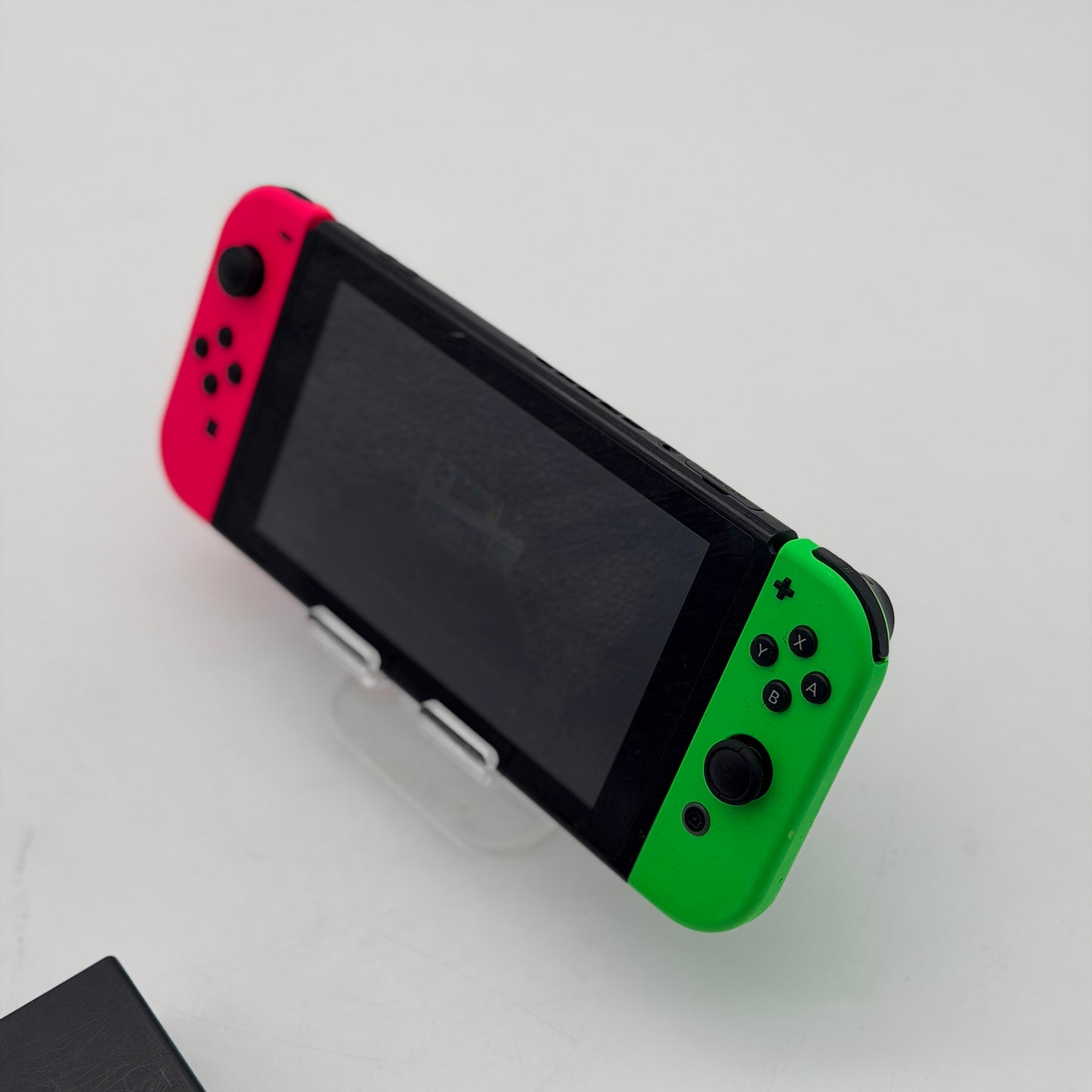 Nintendo Switch HAC-001(-01) V2 Console Neon Red Blue Tested NO DRIFT w/ Charger