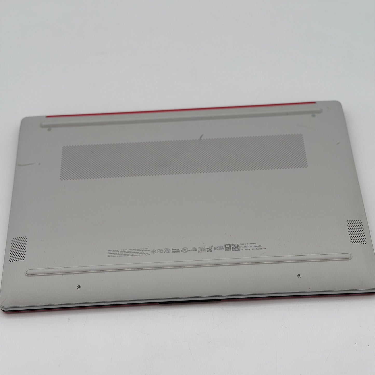 HP 15-fd0083wm 15.6" Laptop Intel N200 4GB RAM 128GB SSD Win 11 Scarlet Red Charger