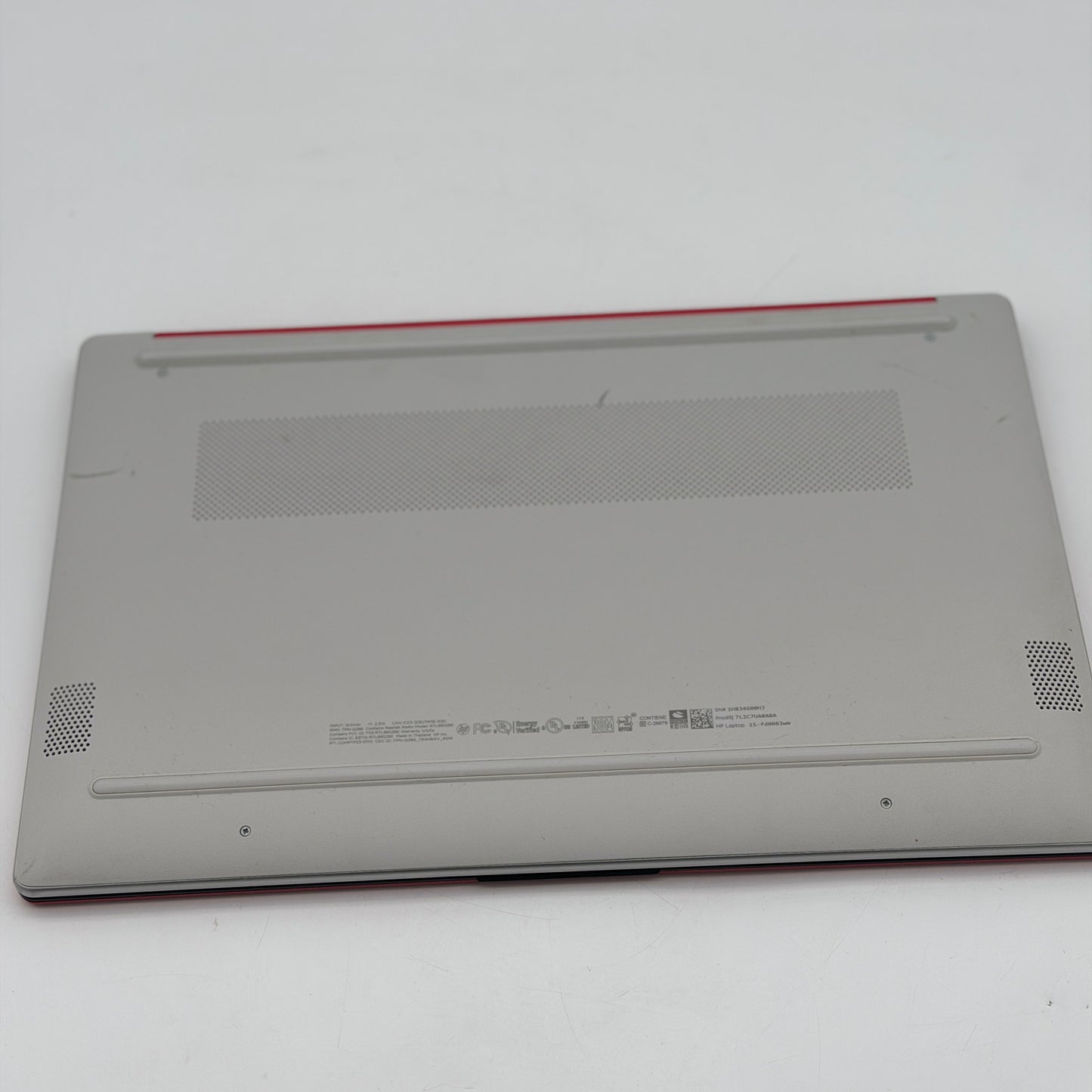 HP 15-fd0083wm 15.6" Laptop Intel N200 4GB RAM 128GB SSD Win 11 Scarlet Red Charger