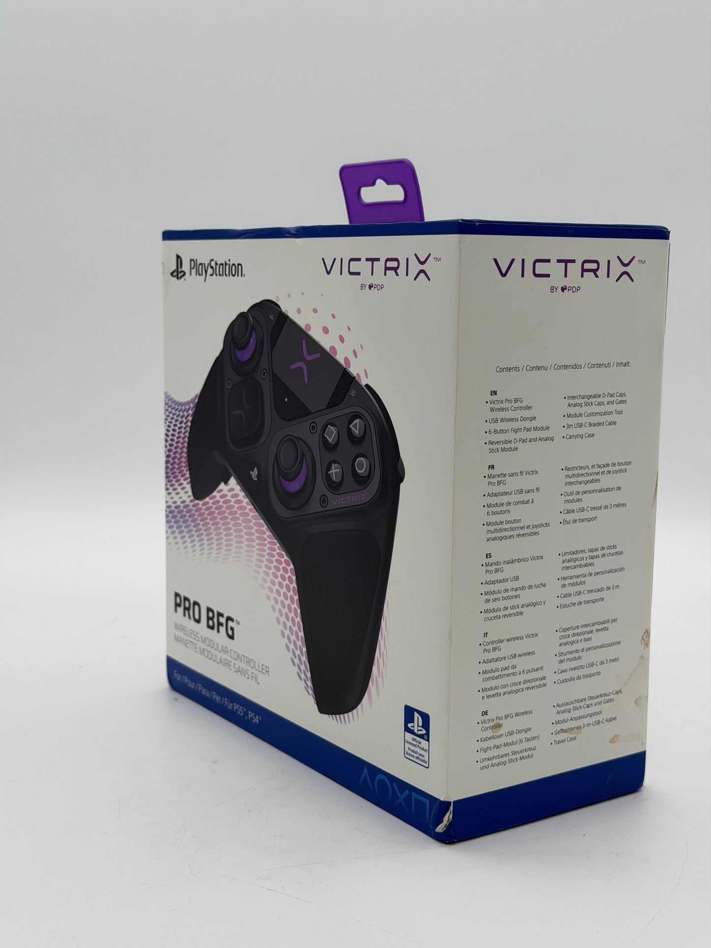 Victrix Pro BFG Controller for PS5 - Black/Purple