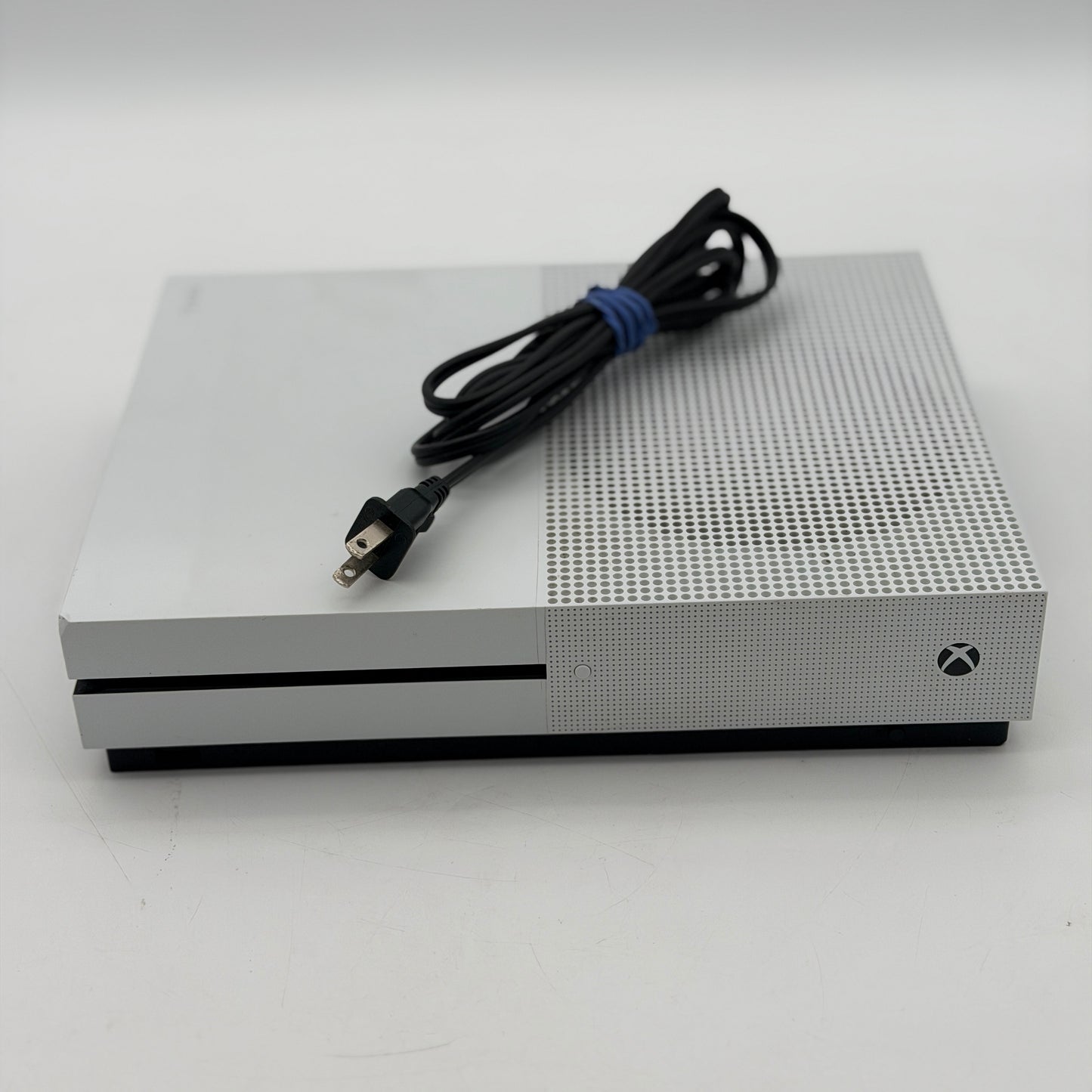 Microsoft Xbox One S 500GB White Console Model 1681 4K HDR Power Cable Tested
