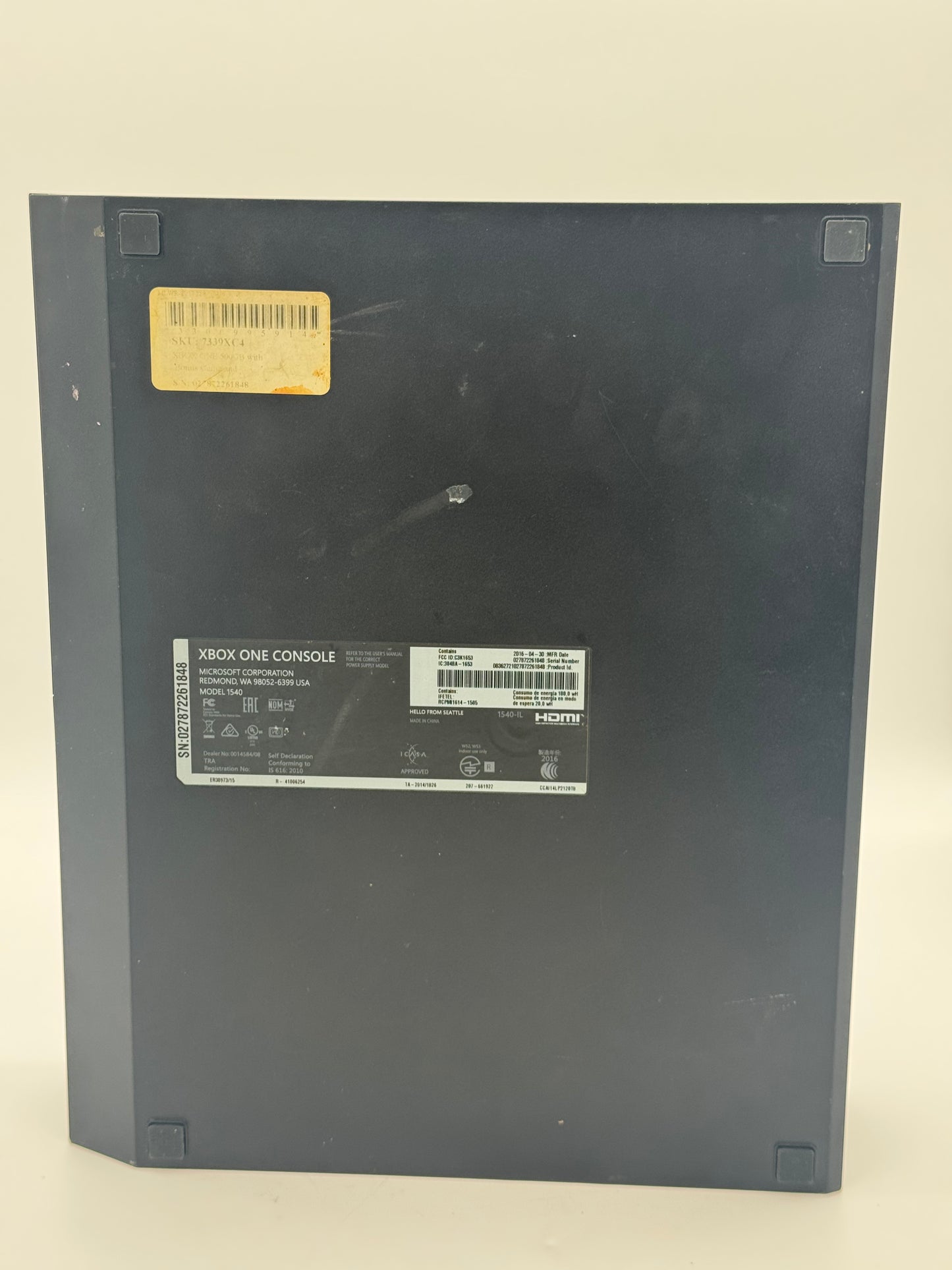 Microsoft Xbox One 2013 Model 1540 500GB Black - Broken - Loose HDMI