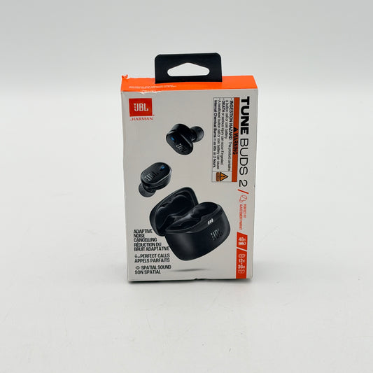 Brand New Sealed JBL Tune Buds 2 True Wireless Noise Cancelling Earbuds Black