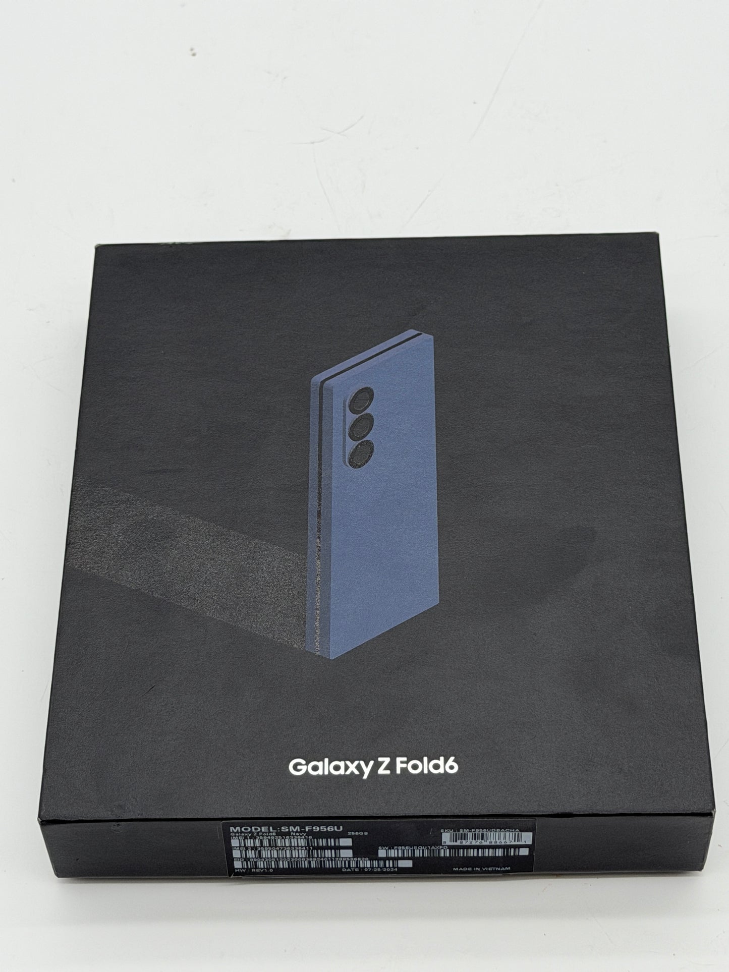 Samsung Galaxy Z Fold6 SM-F956U1 Spectrum Locked 256GB Navy Open Box New
