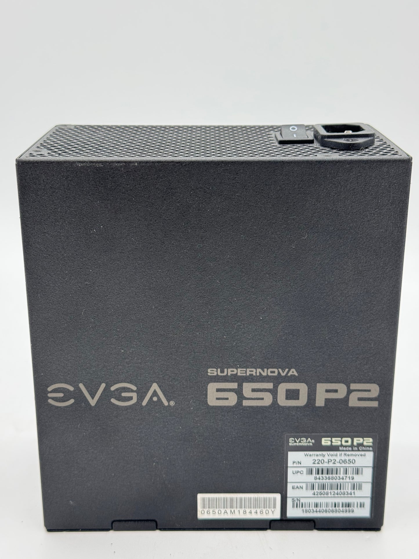 EVGA SuperNOVA 650-Watts Fully Modular Power Supply - Black