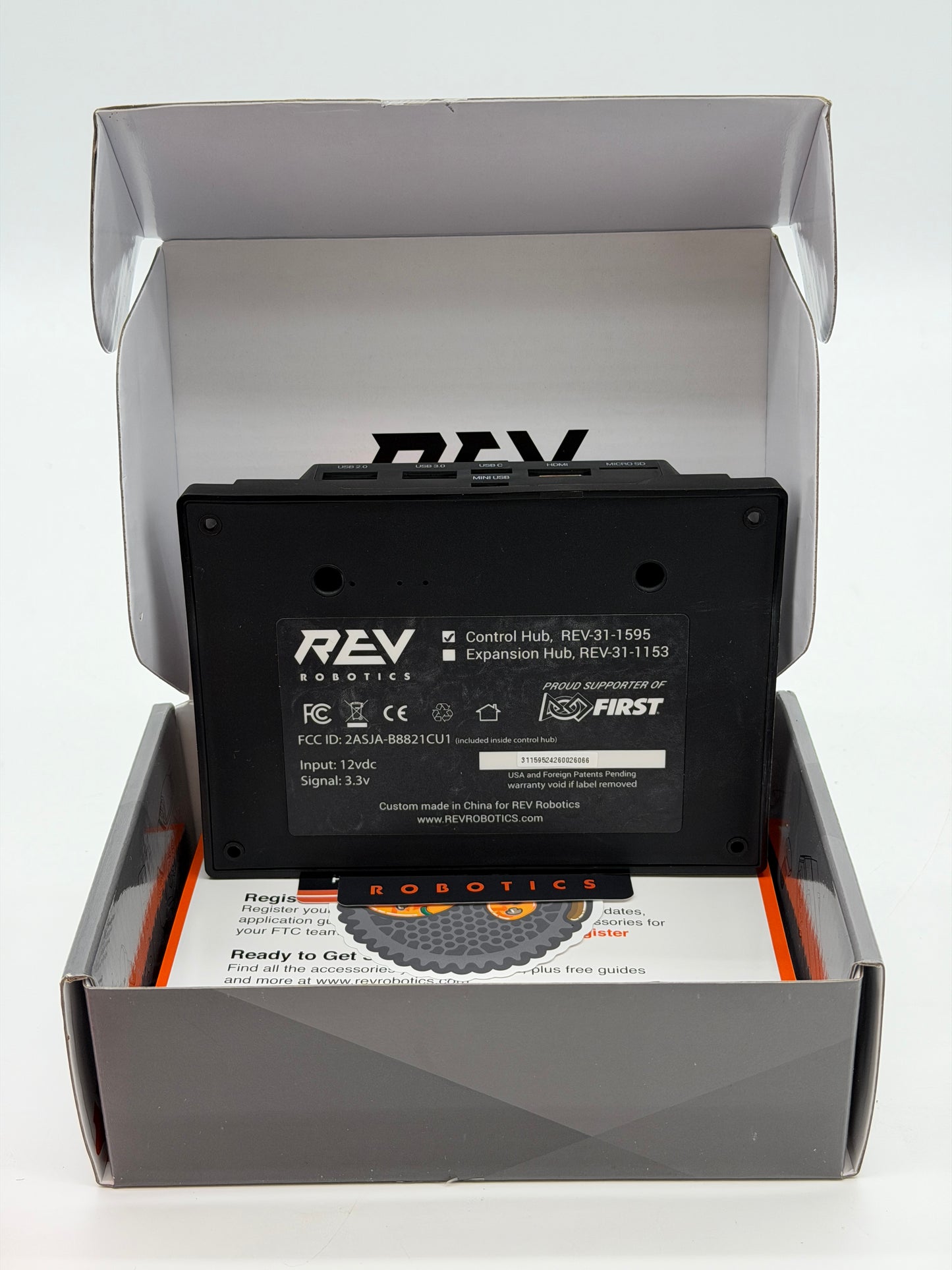 REV Robotics Control Hub Multi-Colored REV-31-1595 New Open Box