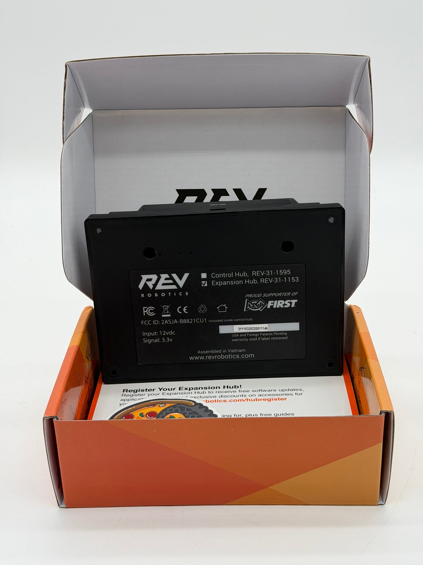 REV Robotics FTC Expansion Hub Base Hub Kit REV-31-1153