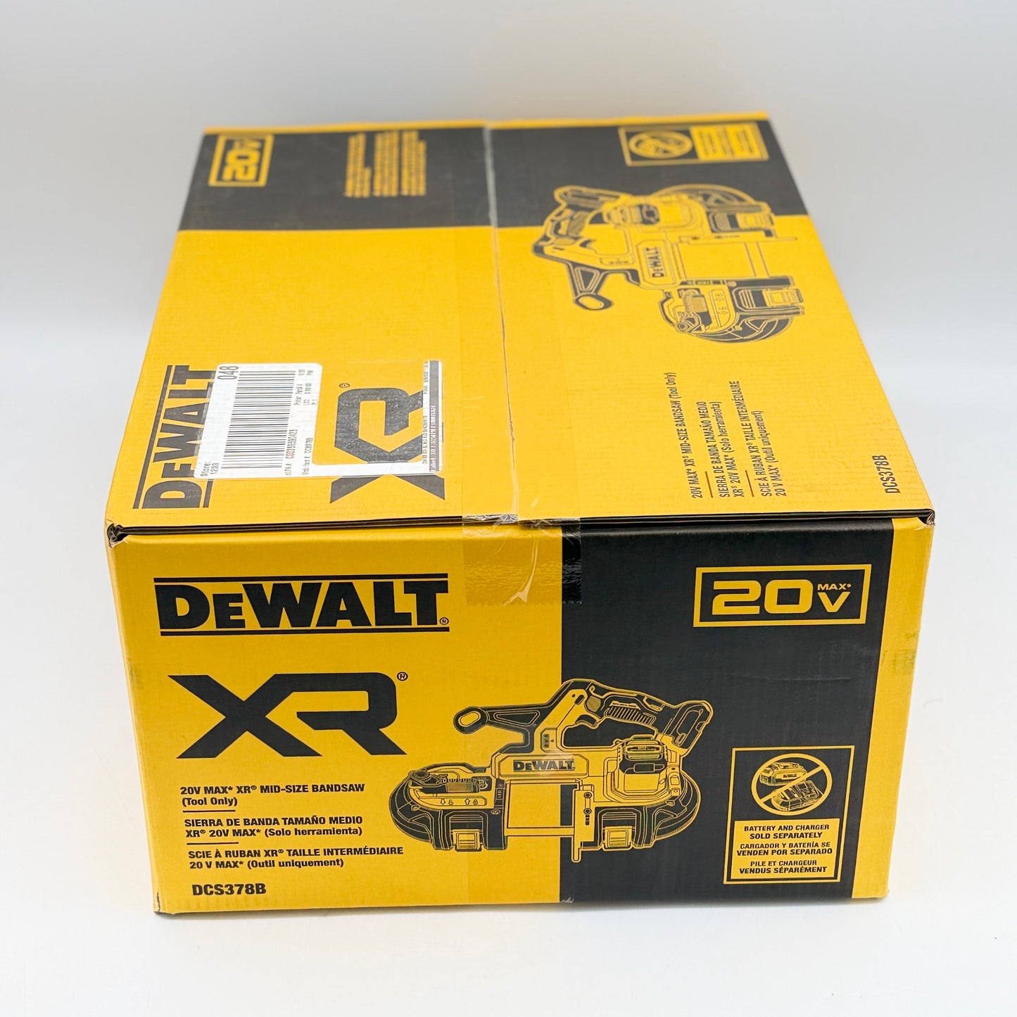 DeWalt 20V MAX XR Mid-Size Bandsaw DCS378B - New In Box