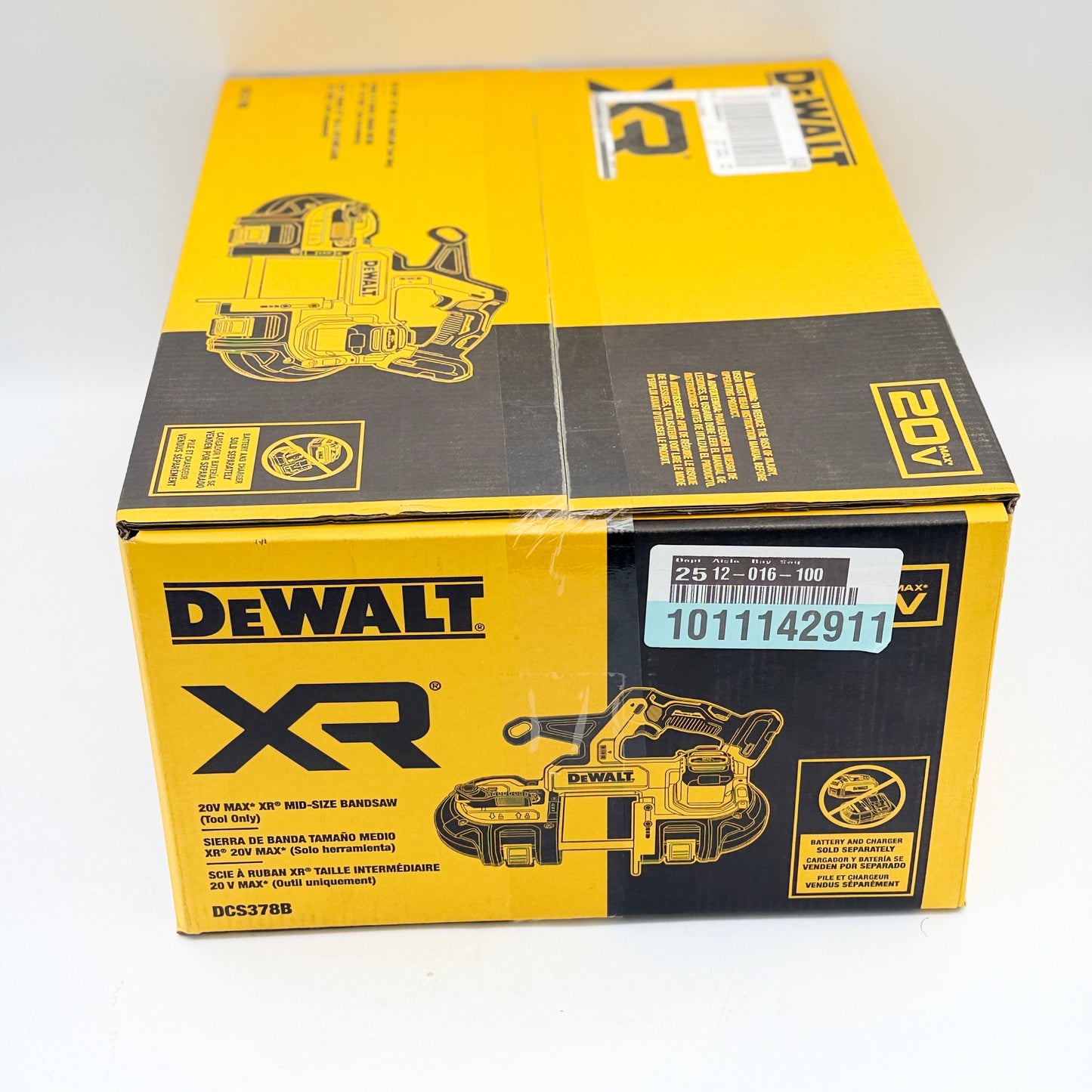 DeWalt 20V MAX XR Mid-Size Bandsaw DCS378B - New In Box