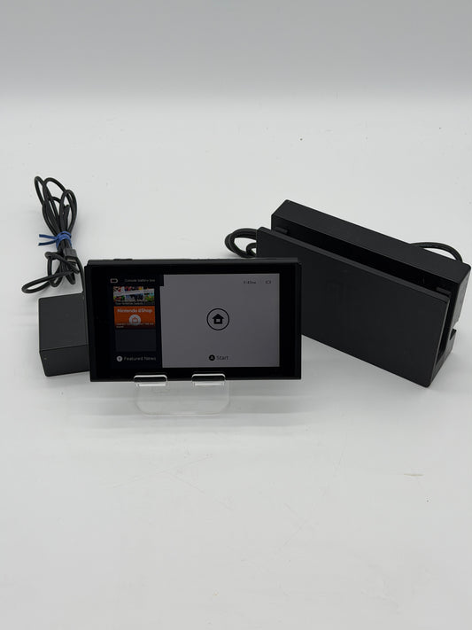 Nintendo Switch v1 Video Game Console Only HAC-001 Black (Dock Included)