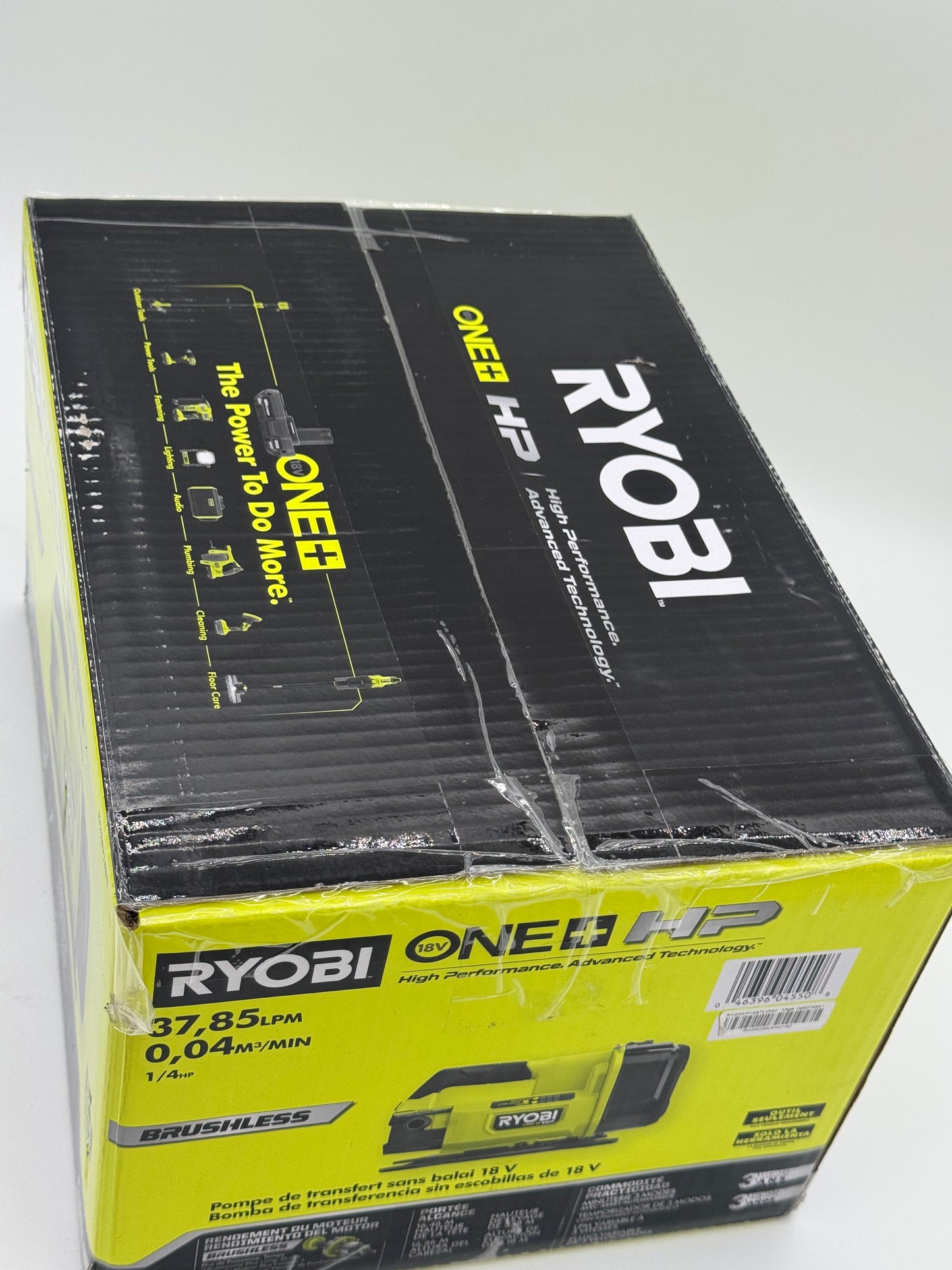 Ryobi ONE+ HP 18V Cordless Battery Powered Transfer Pump with 2.0 Ah Battery - New In Box