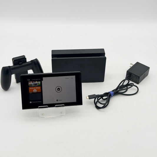 Nintendo Switch HAC-001 2017 Console with Dock and Power Cable - Tested (No Joy-Cons)