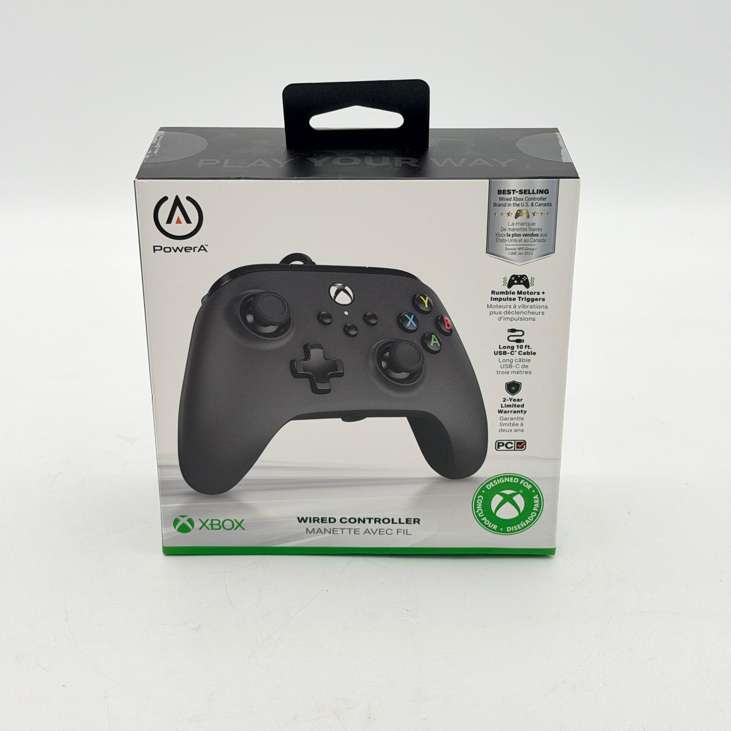PowerA Xbox Series Enhanced Wired Controller Black