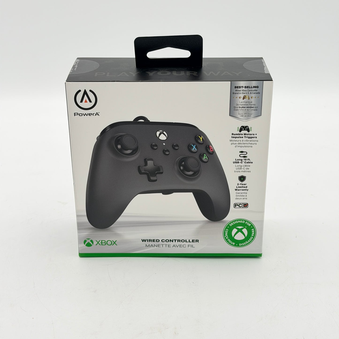 PowerA Xbox Series Enhanced Wired Controller Black