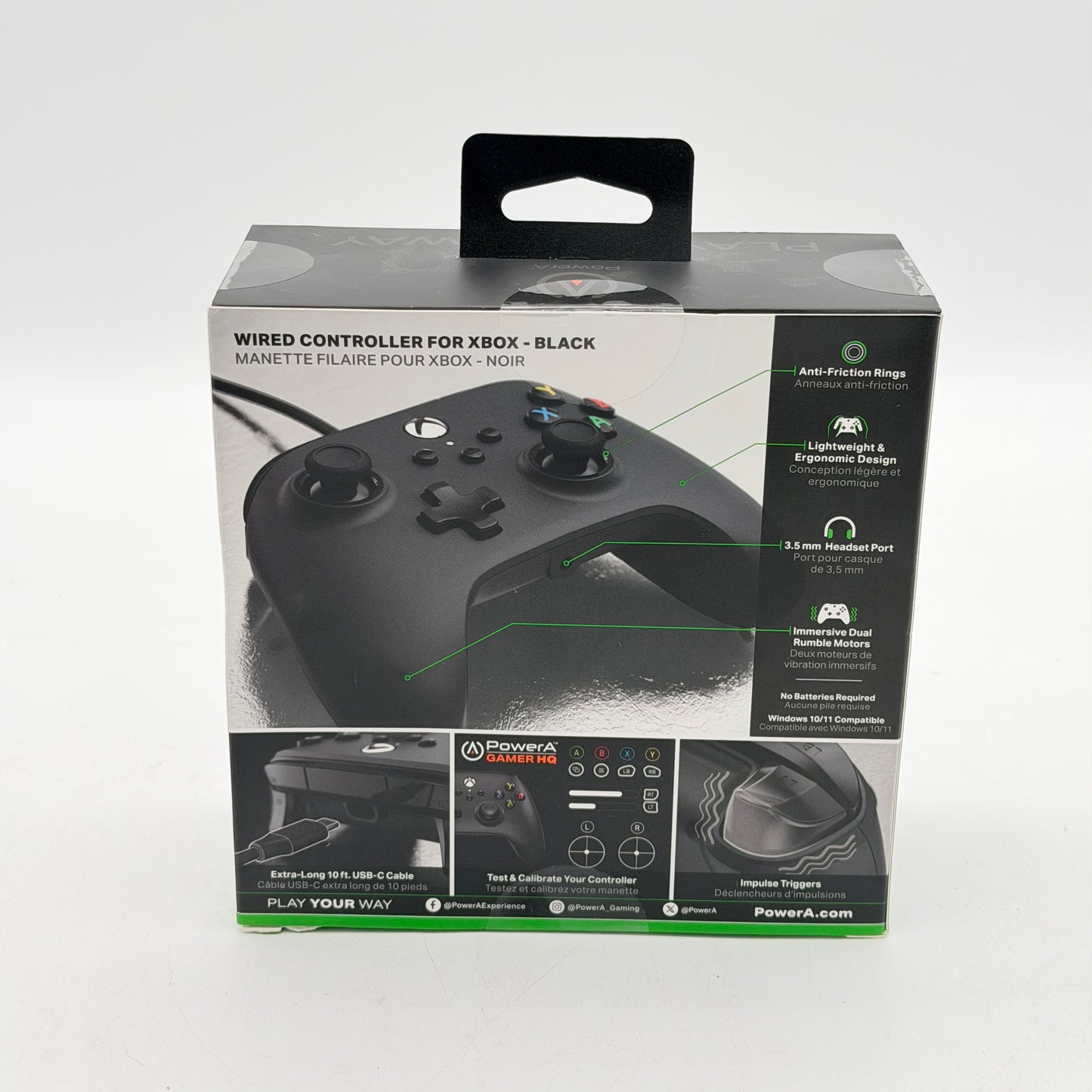 PowerA Xbox Series Enhanced Wired Controller Black