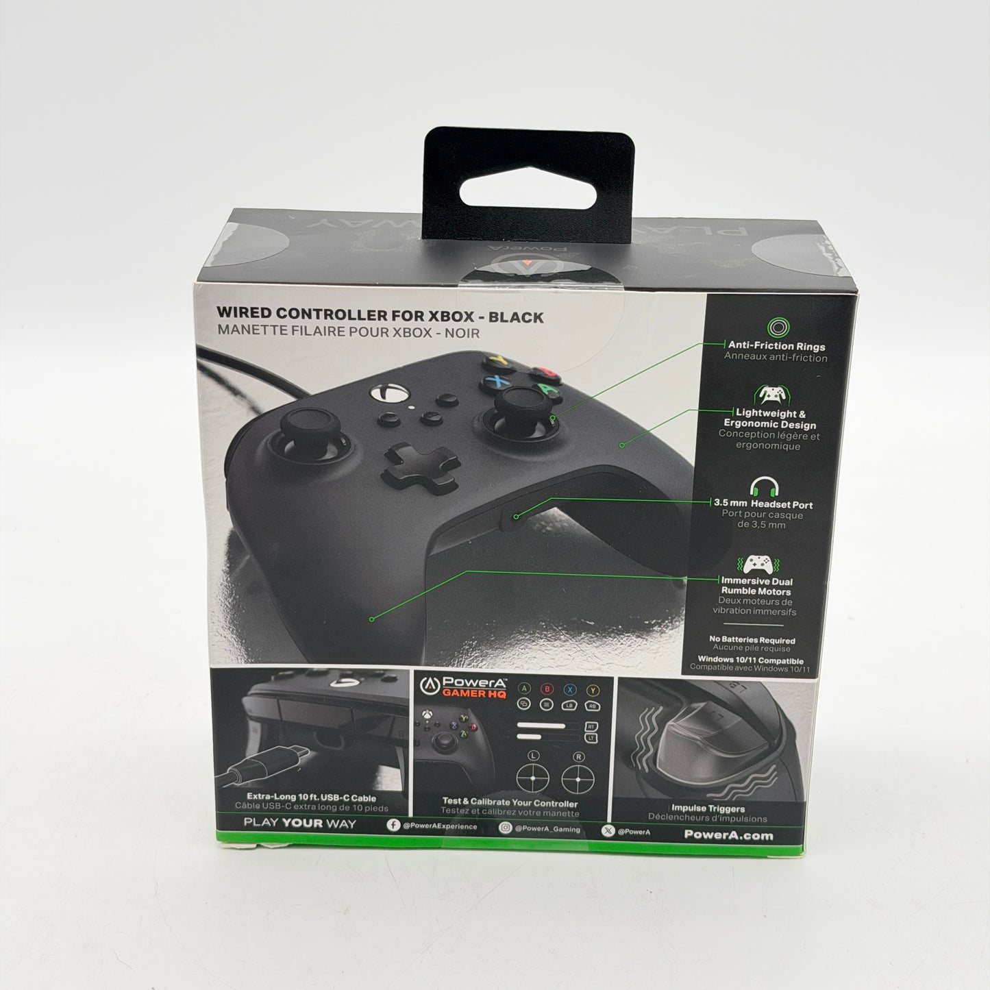 PowerA Xbox Series Enhanced Wired Controller Black