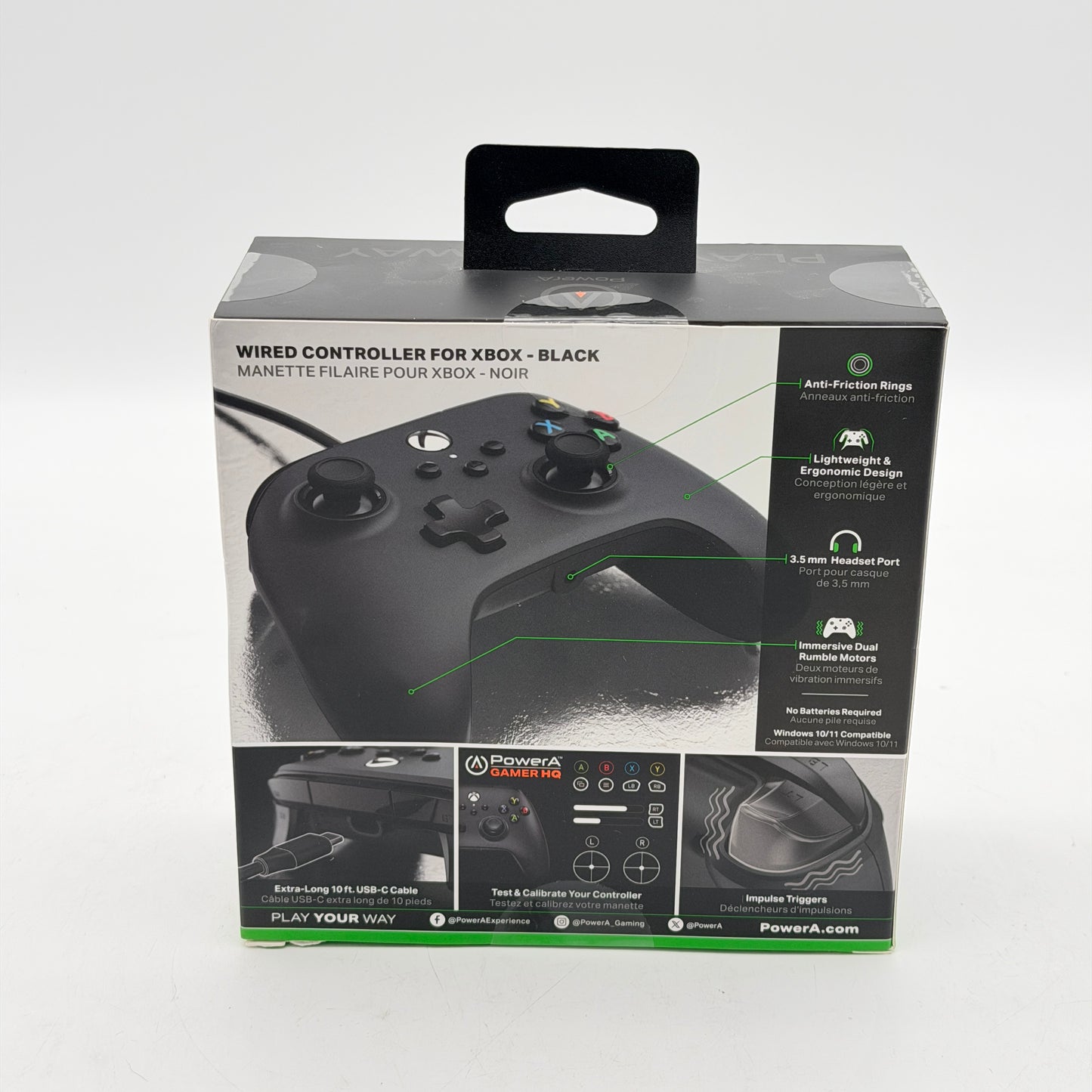 PowerA Xbox Series Enhanced Wired Controller Black