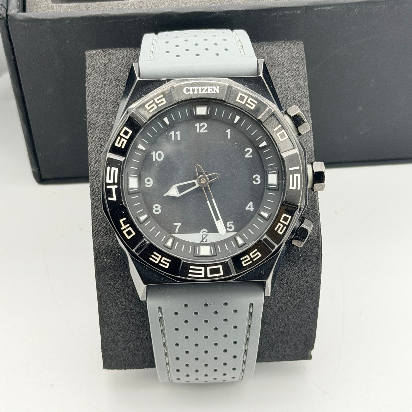 Citizen CZ Smart Hybrid 44mm Black Stainless Steel Smartwatch - Tested & Working