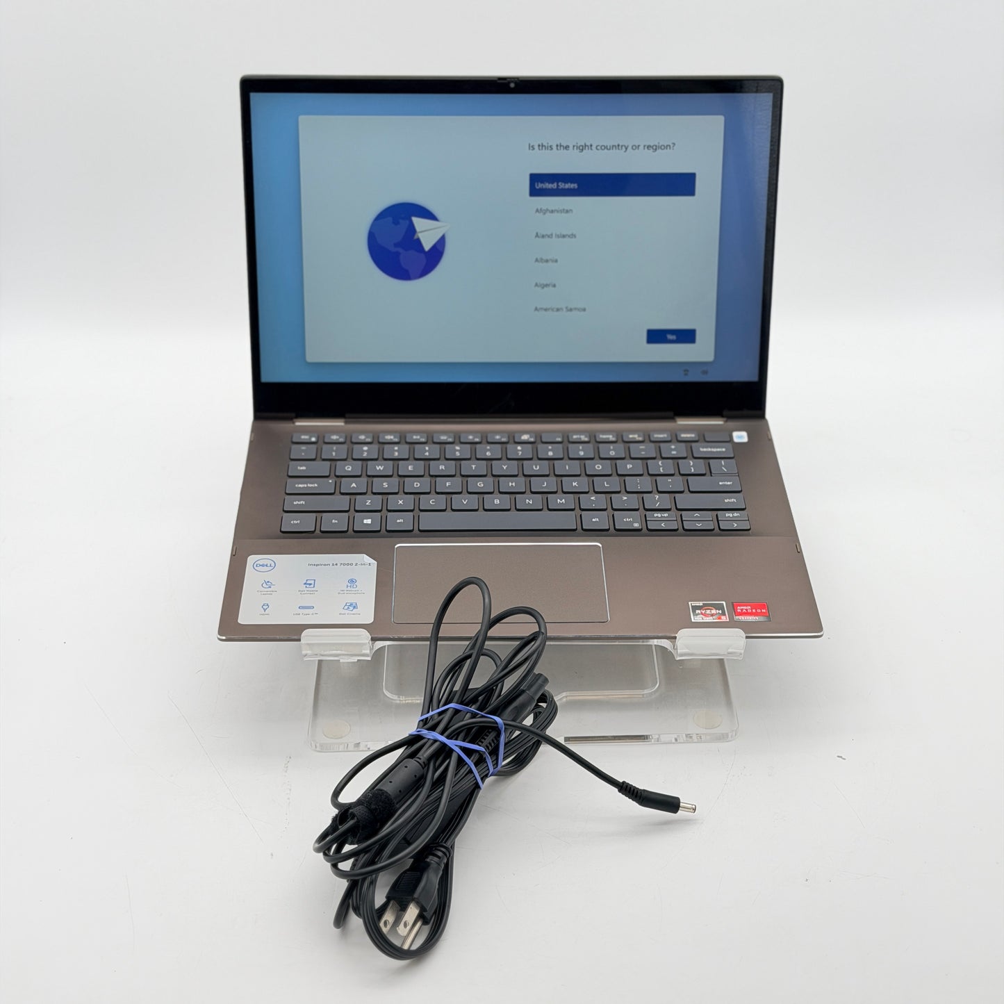 Dell Inspiron 14 7445 2-in-1 14" Ryzen 5 16GB RAM 512GB SSD Brown