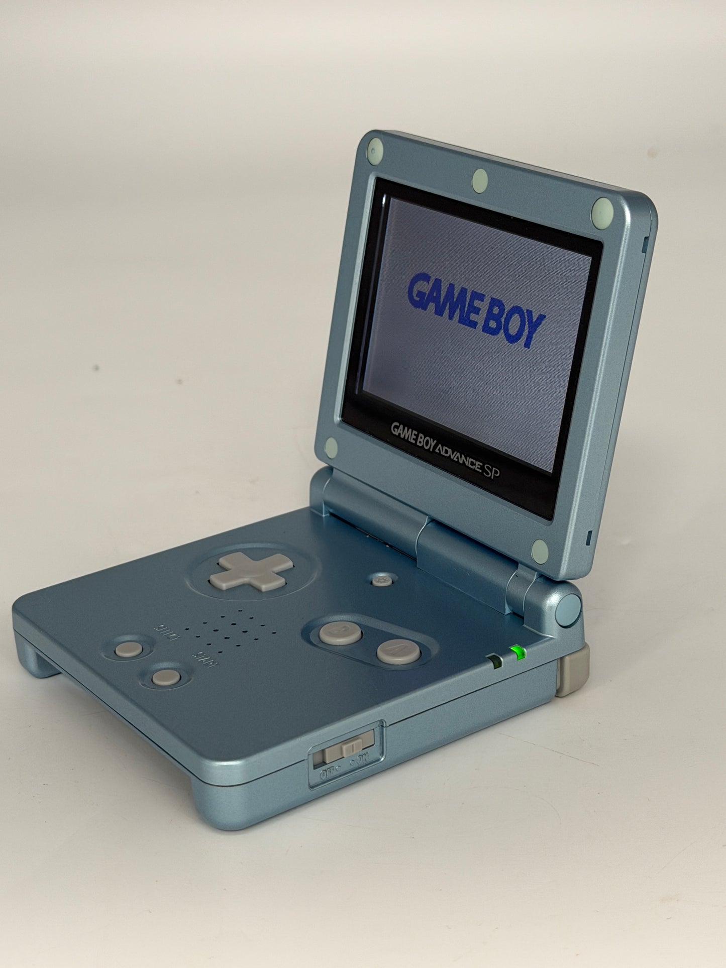 Nintendo Gameboy Advance SP Pearl Blue AGS-101 System w/ Charger - Working