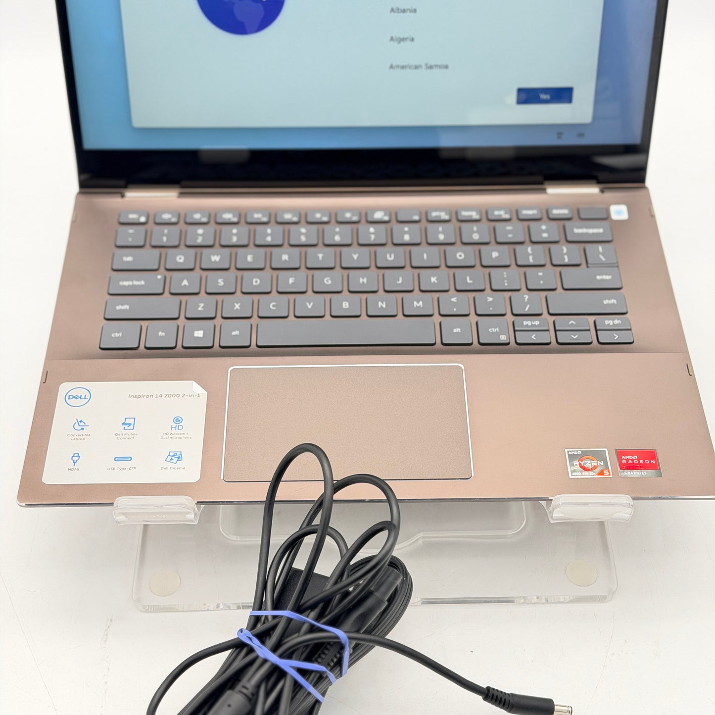 Dell Inspiron 14 7445 2-in-1 14" Ryzen 5 16GB RAM 512GB SSD Brown