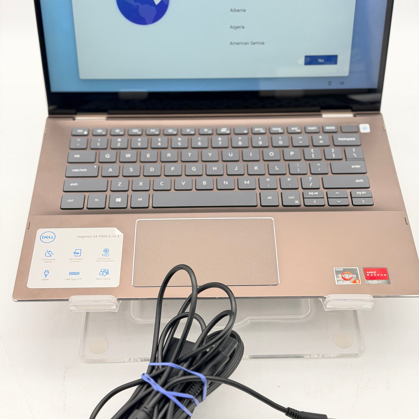 Dell Inspiron 14 7445 2-in-1 14" Ryzen 5 16GB RAM 512GB SSD Brown