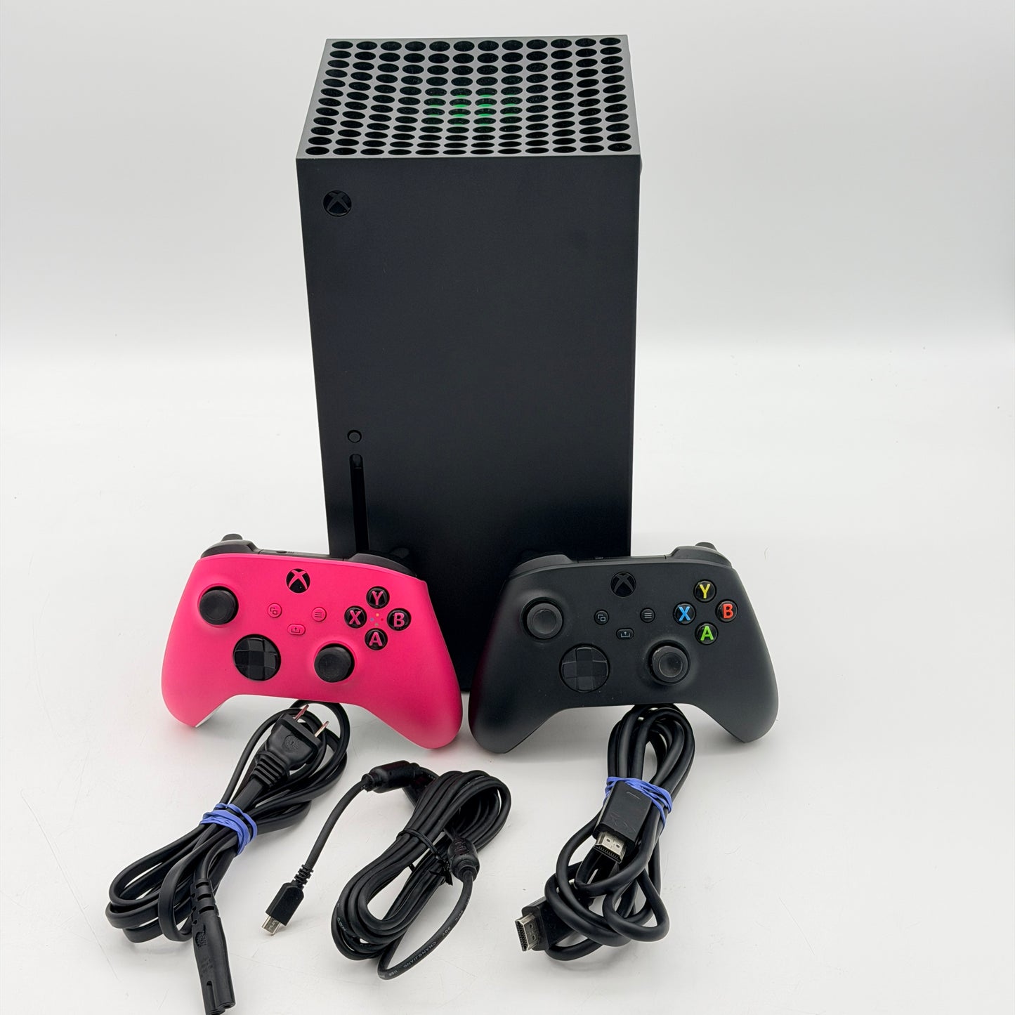 Microsoft Xbox Series X 1TB Black Console with 2 Controllers Used - A