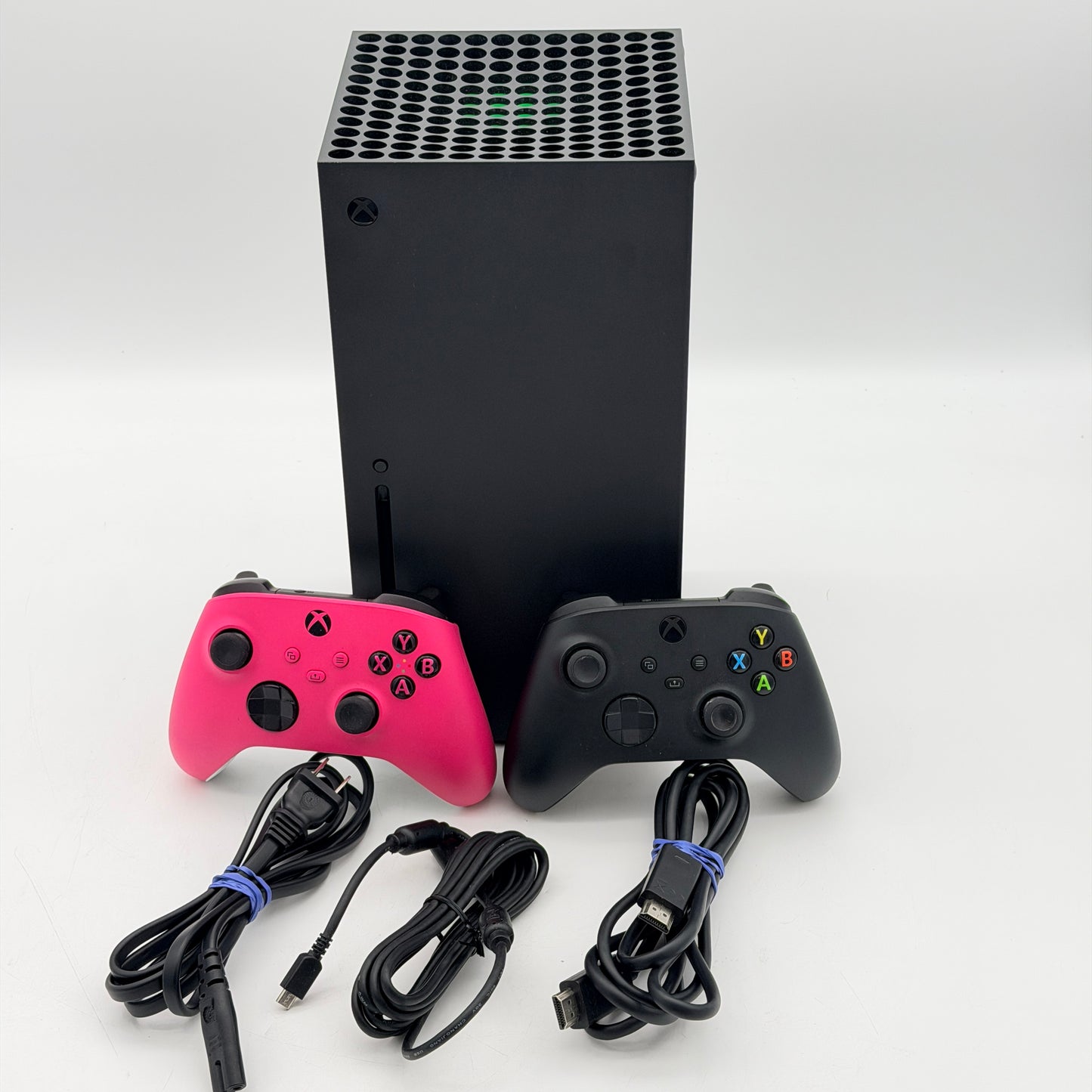 Microsoft Xbox Series X 1TB Black Console with 2 Controllers Used - A