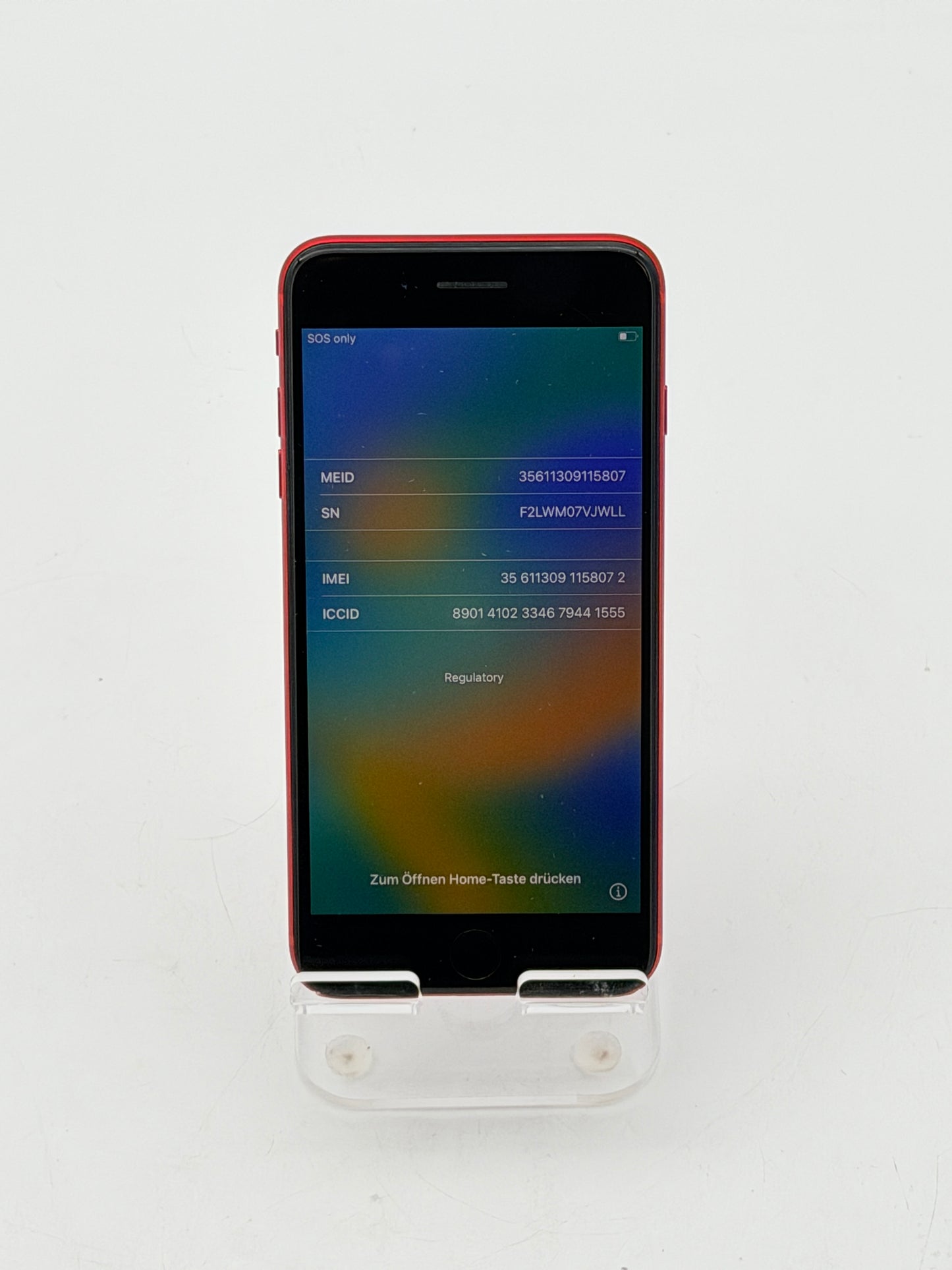 Apple iPhone 8 Plus 256GB Red Unlocked RED - Good Condition -