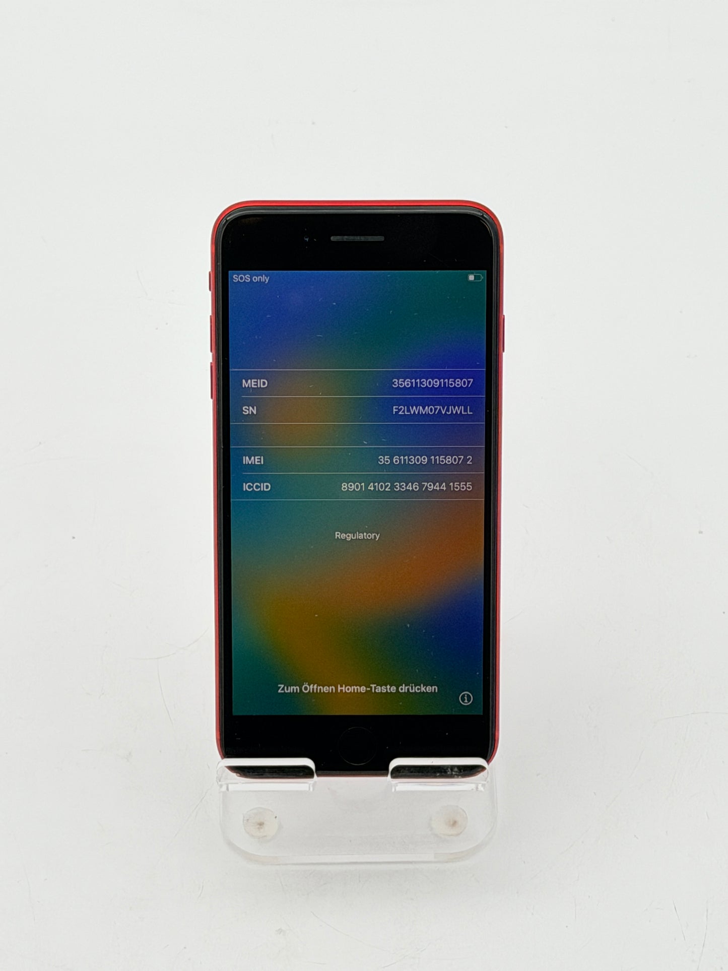 Apple iPhone 8 Plus 256GB Red Unlocked RED - Good Condition -