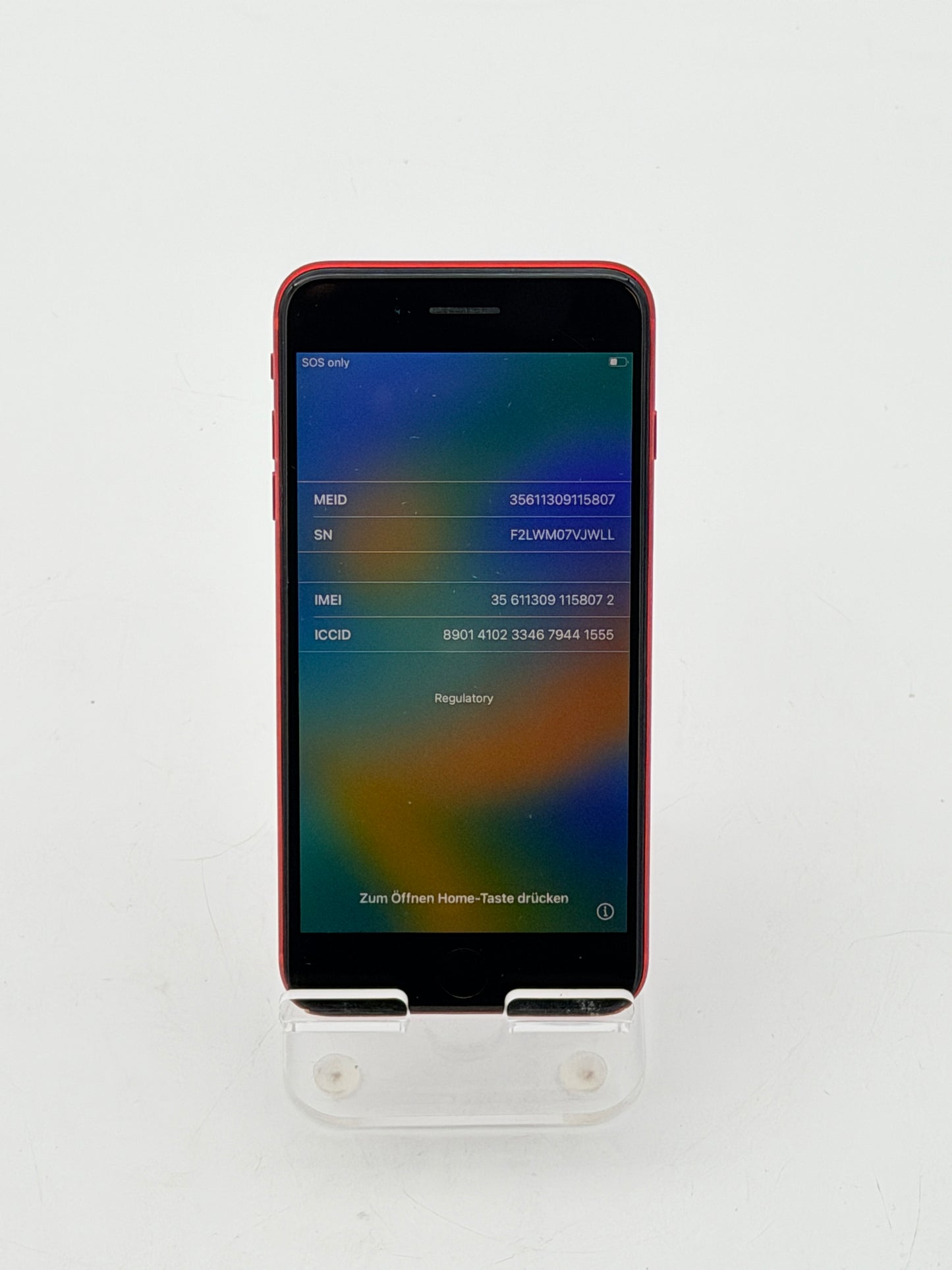 Apple iPhone 8 Plus 256GB Red Unlocked RED - Good Condition -