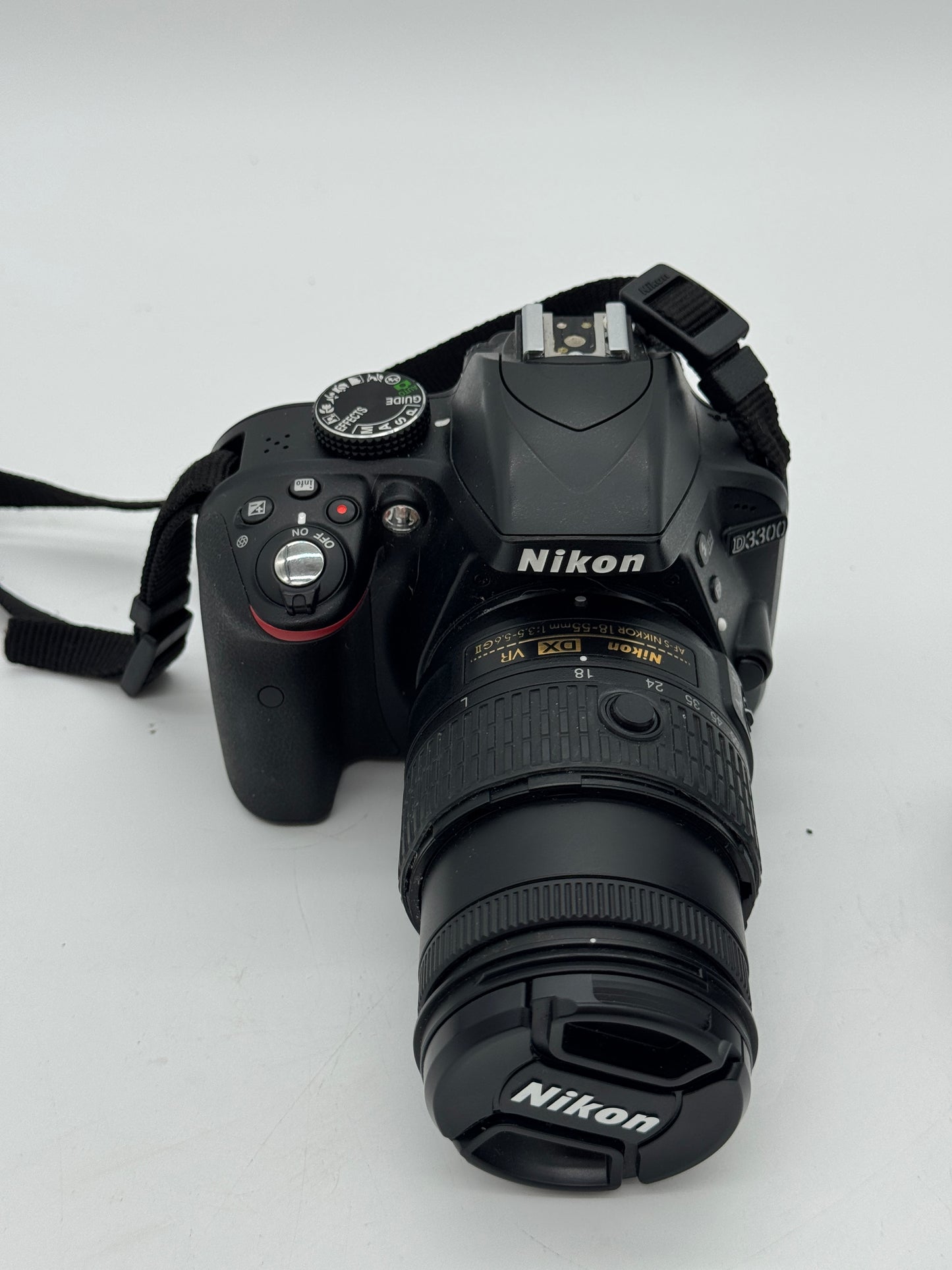 Nikon D3300 Digital Camera Black Used - Includes Carrying Bag, Charger, and Wrist Strap
