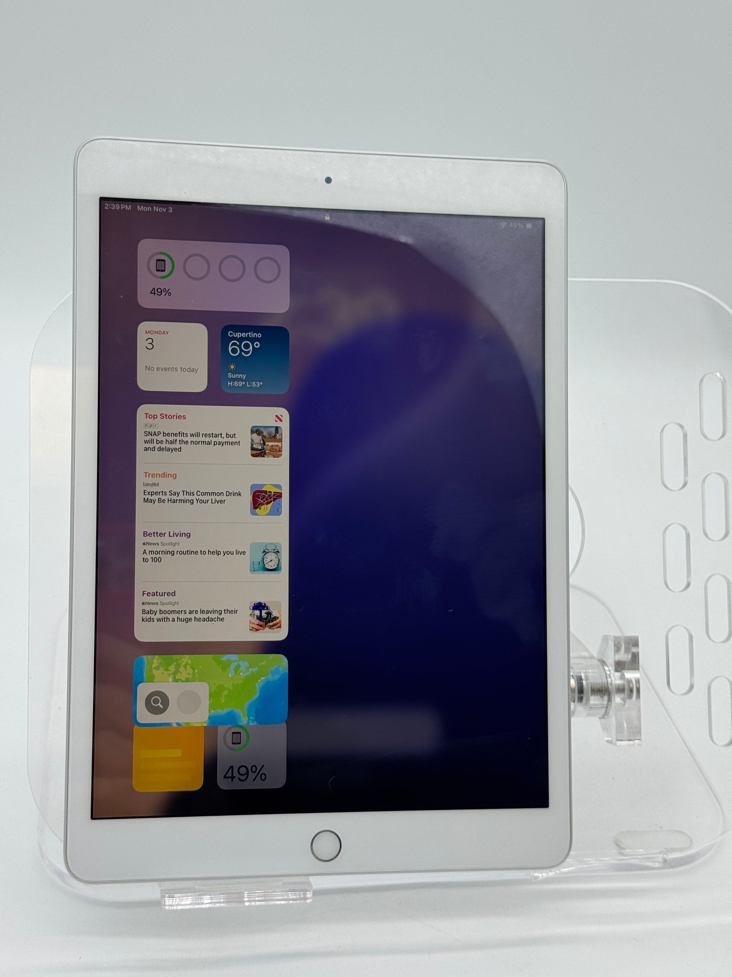 Apple iPad (8th Gen) A2270 2020 - Gray - Used - A - 128GB WiFi Unlocked