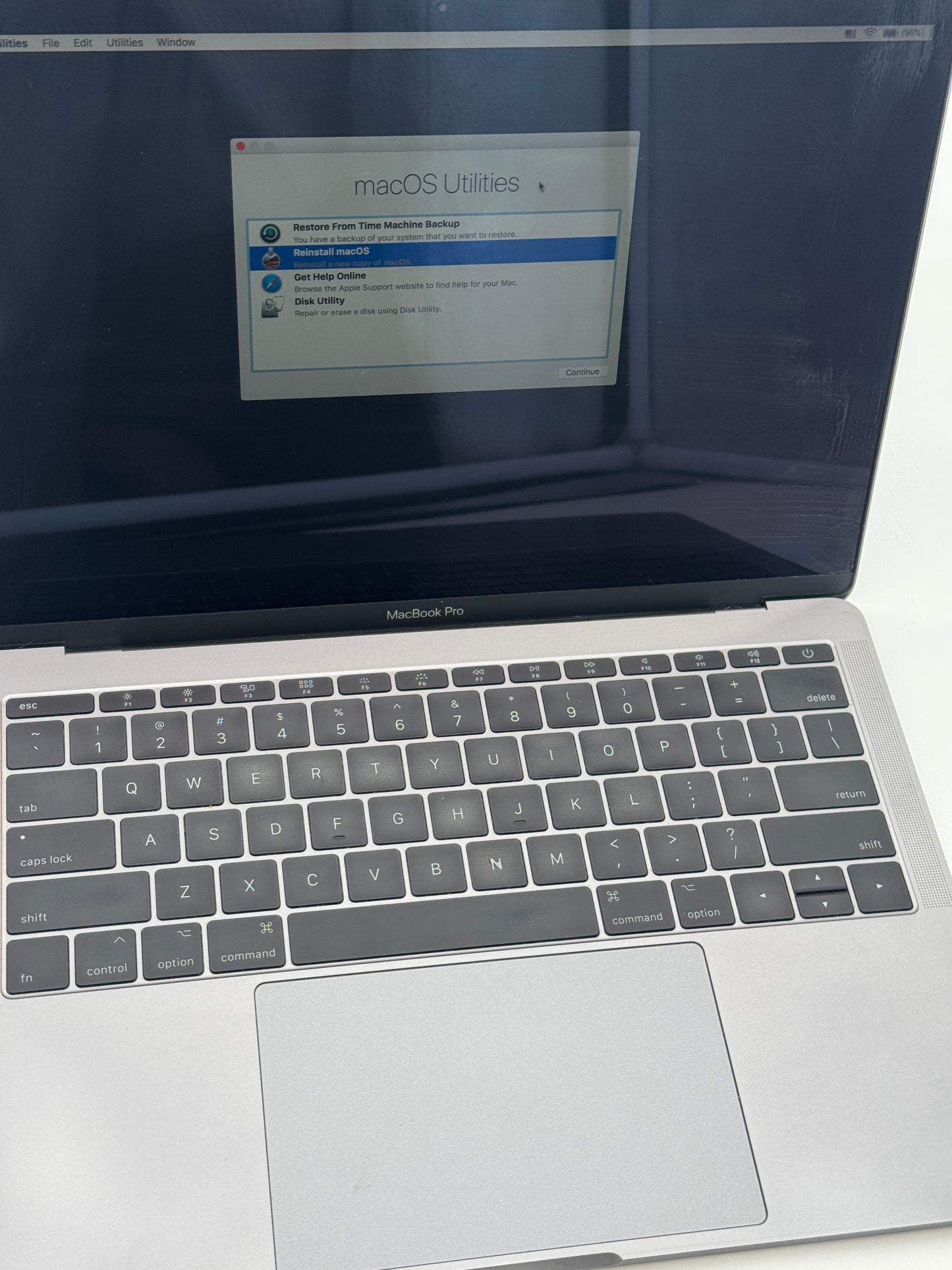 Apple Macbook Pro 13" A1708 2017 - Space Gray