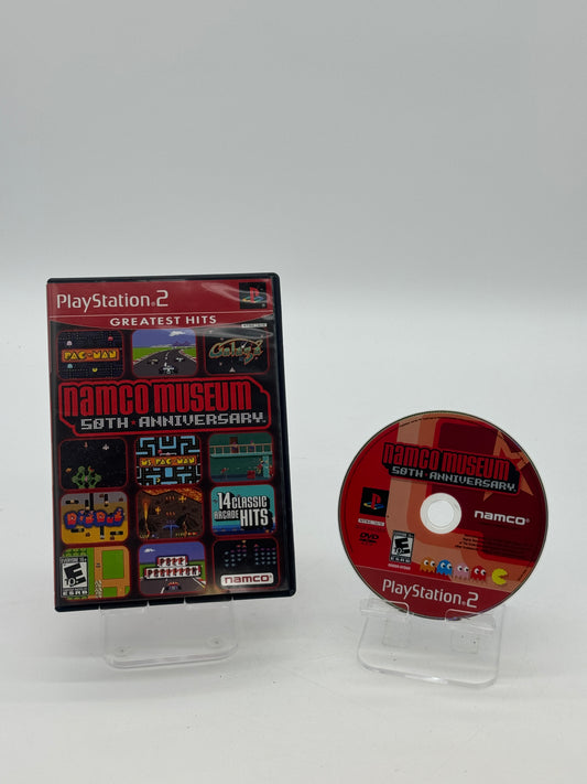 Playstation 2 Namco Museum 50th Anniversary Video Game with Box - Used