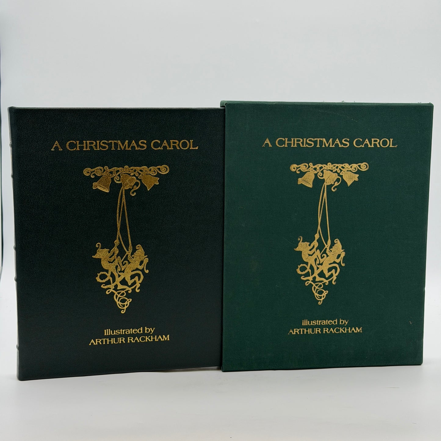 Easton Press A CHRISTMAS CAROL NIGHT BEFORE Dickens ILLUSTRATED Arthur RACKHAM!