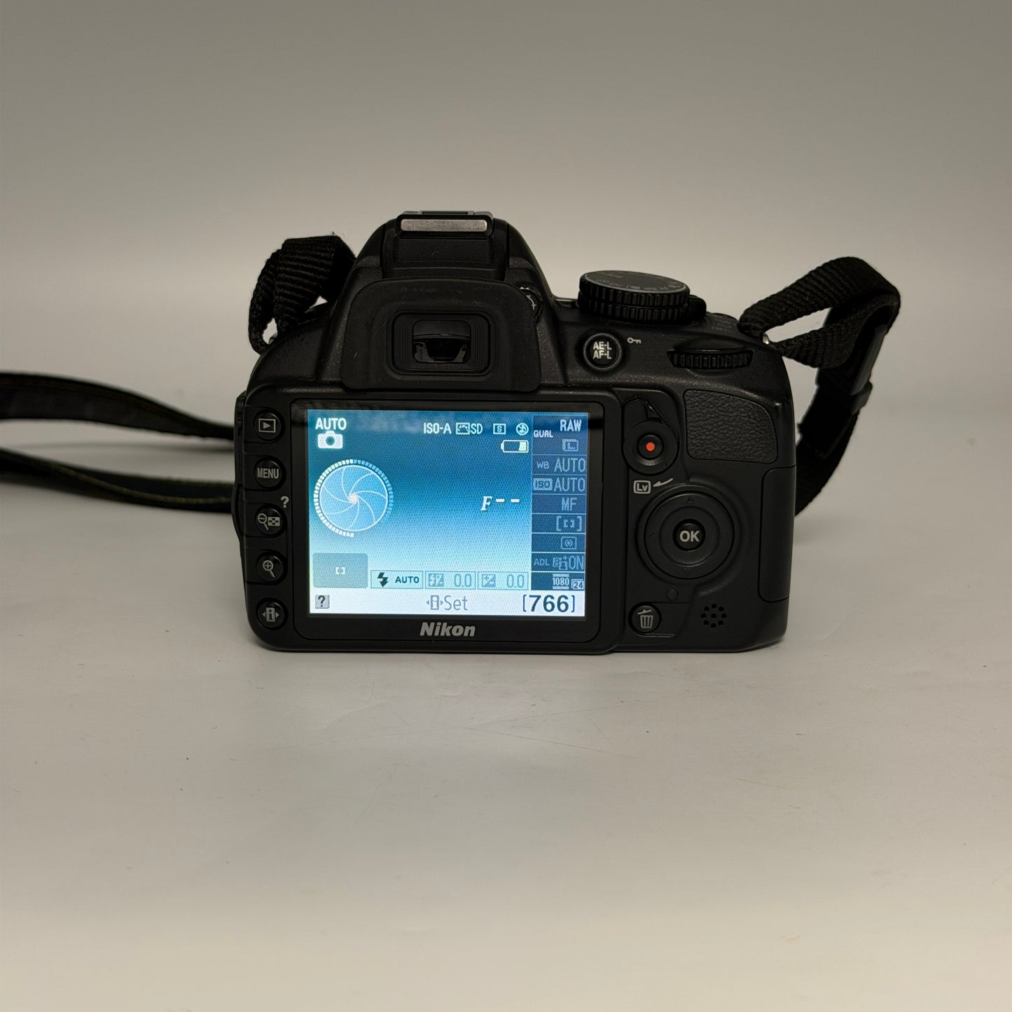 Nikon D3100 14.2MP Digital SLR Camera w/ 18-55mm Lense, and  Bag+Charger