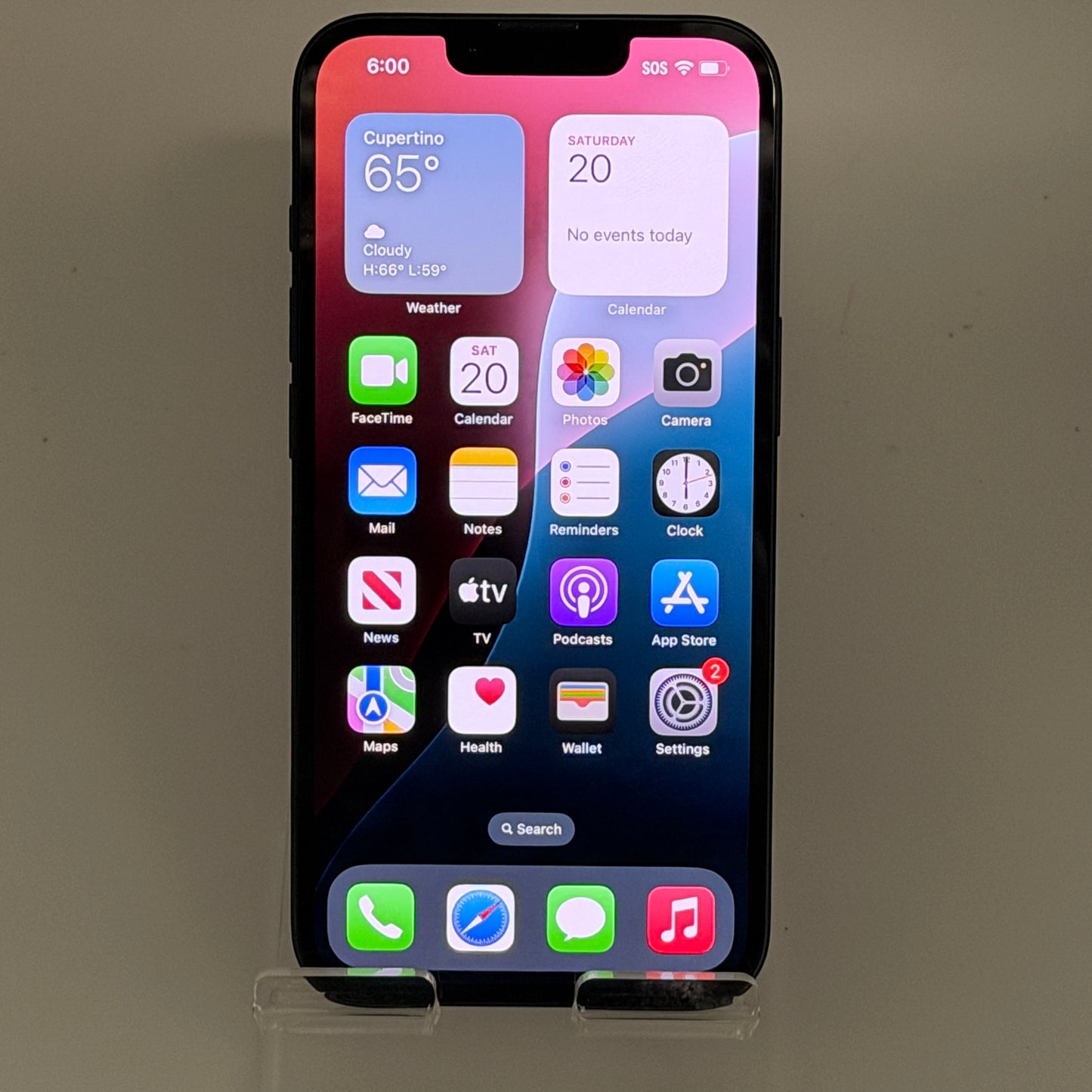Apple iPhone 16e 128GB Locked Cricket Wireless Smartphone