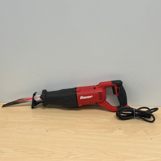BAUER Reciprocating Saw - Brushless Variable Speed - Tool Only - Red