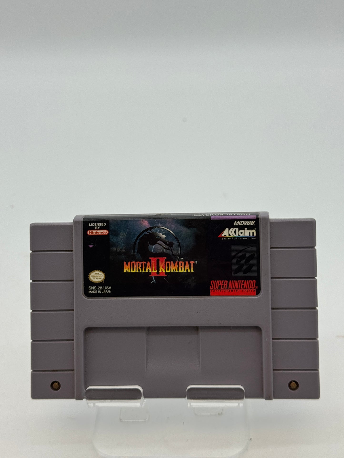 Super Nintendo Mortal Kombat II Video Game